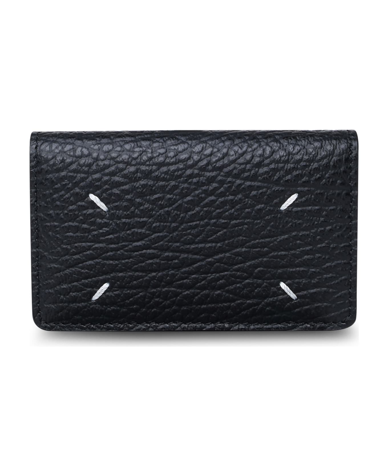 Maison Margiela Black Leather Cardholder - Black