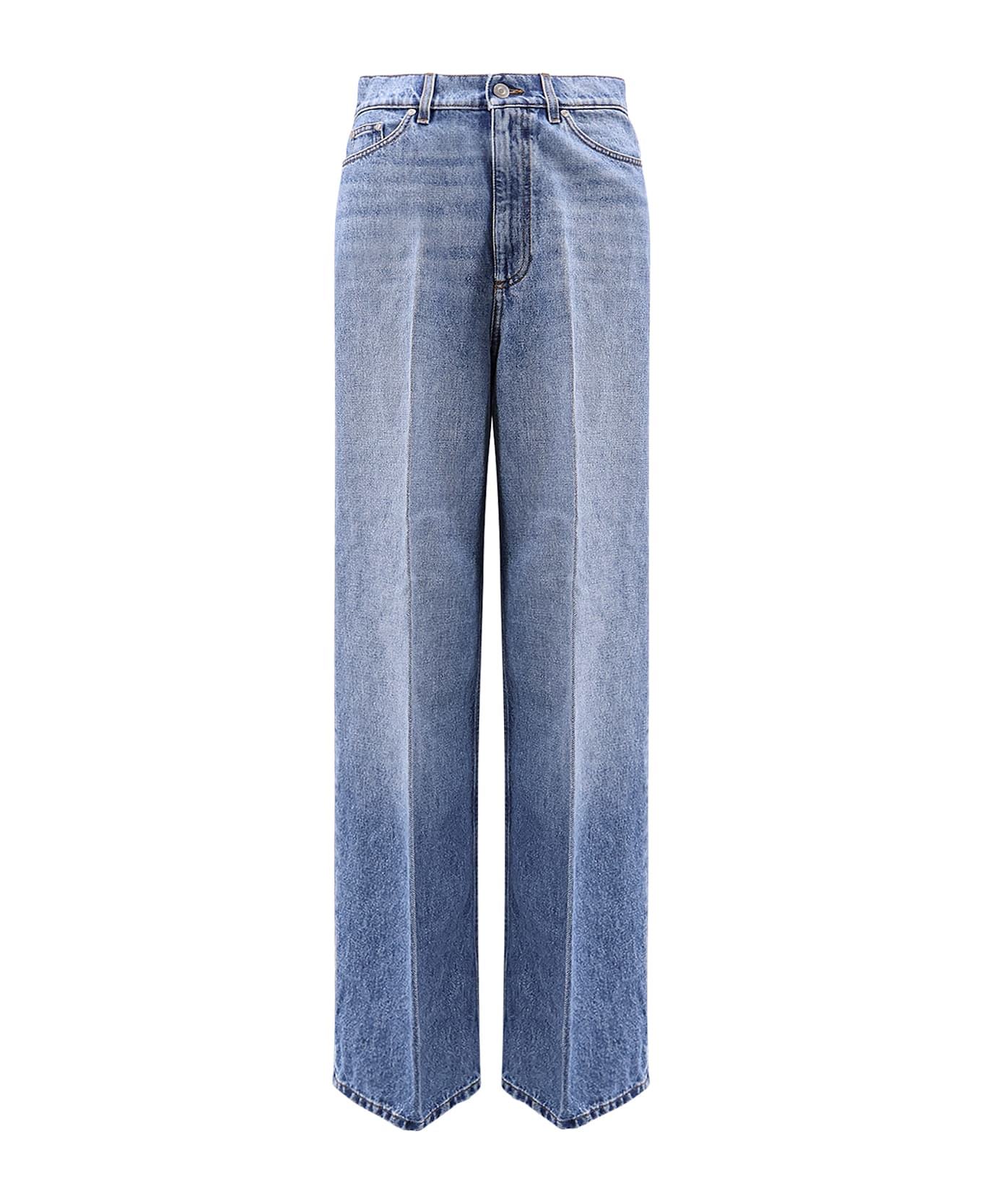 Stella McCartney Vintage Blue Sustainable Cotton Jeans - Vintage blue