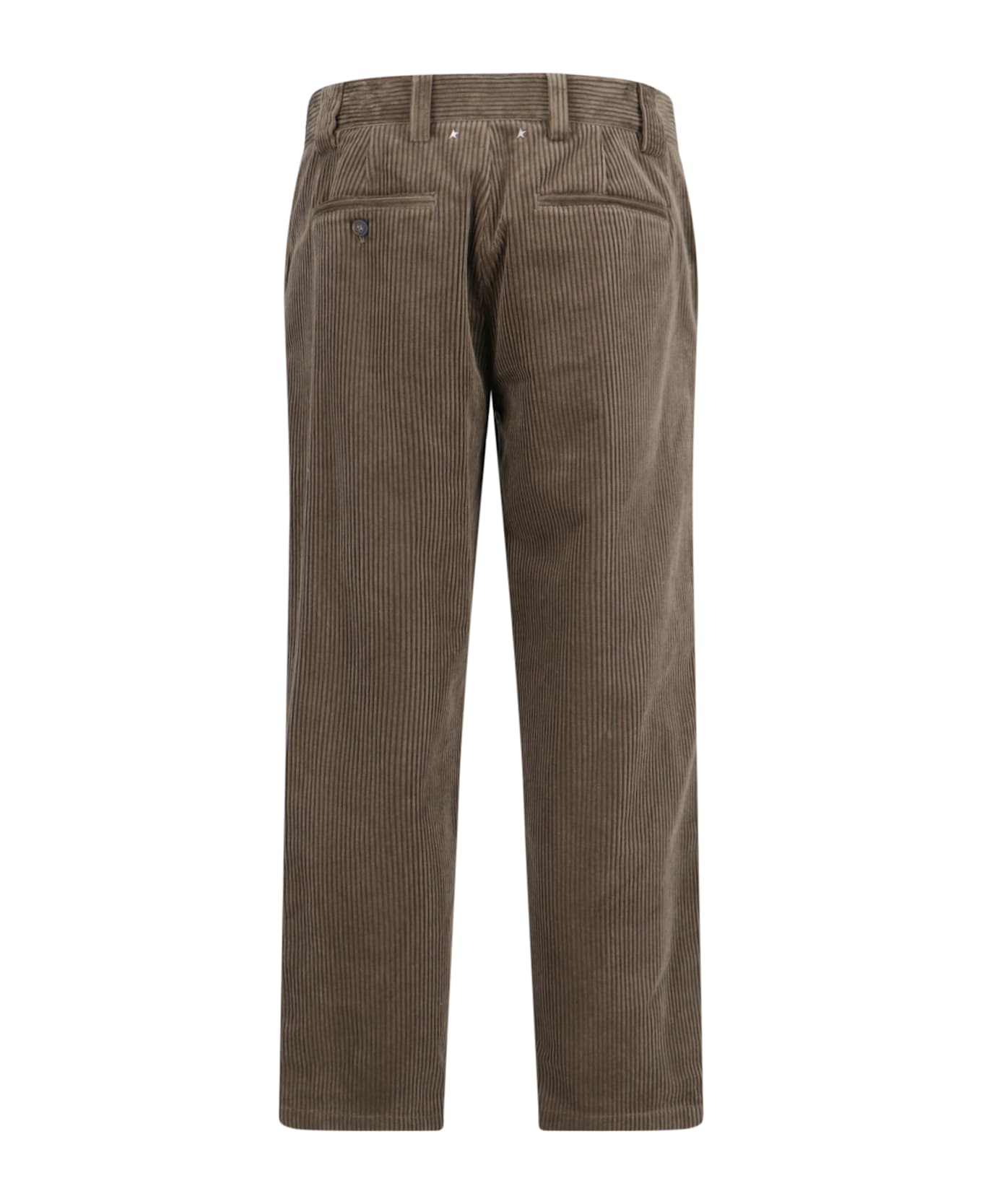 Golden Goose Corduroy Straight Pants - Brown