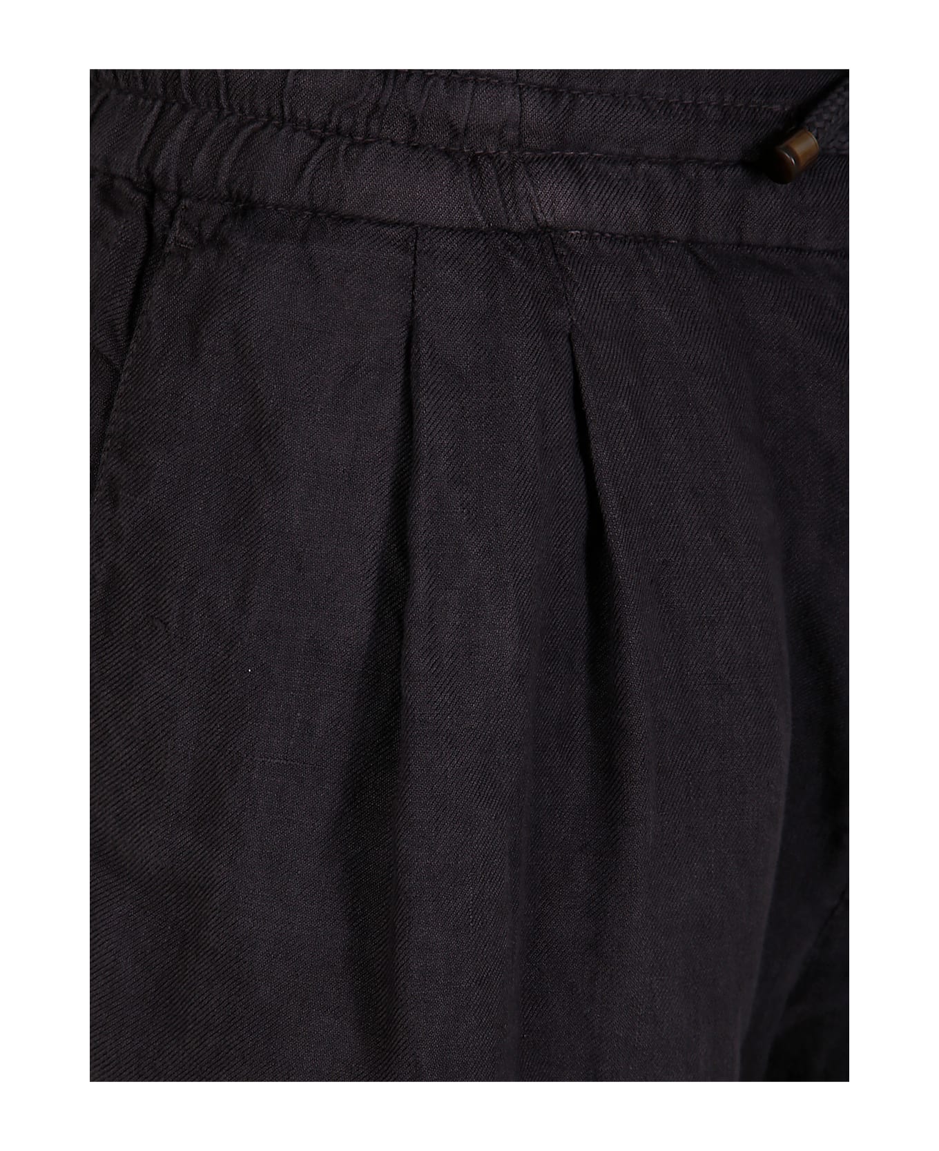 Brunello Cucinelli Dyed Bermuda Trousers - Coffee