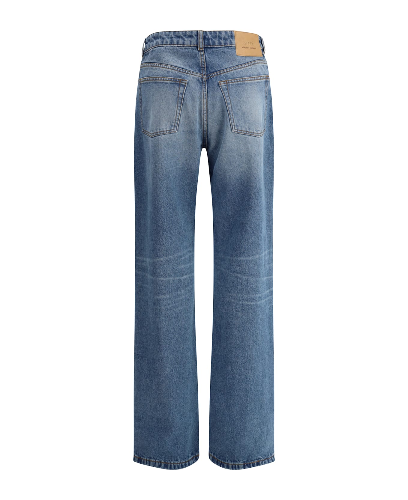 Ami Alexandre Mattiussi Wide Leg Jeans - BLUE