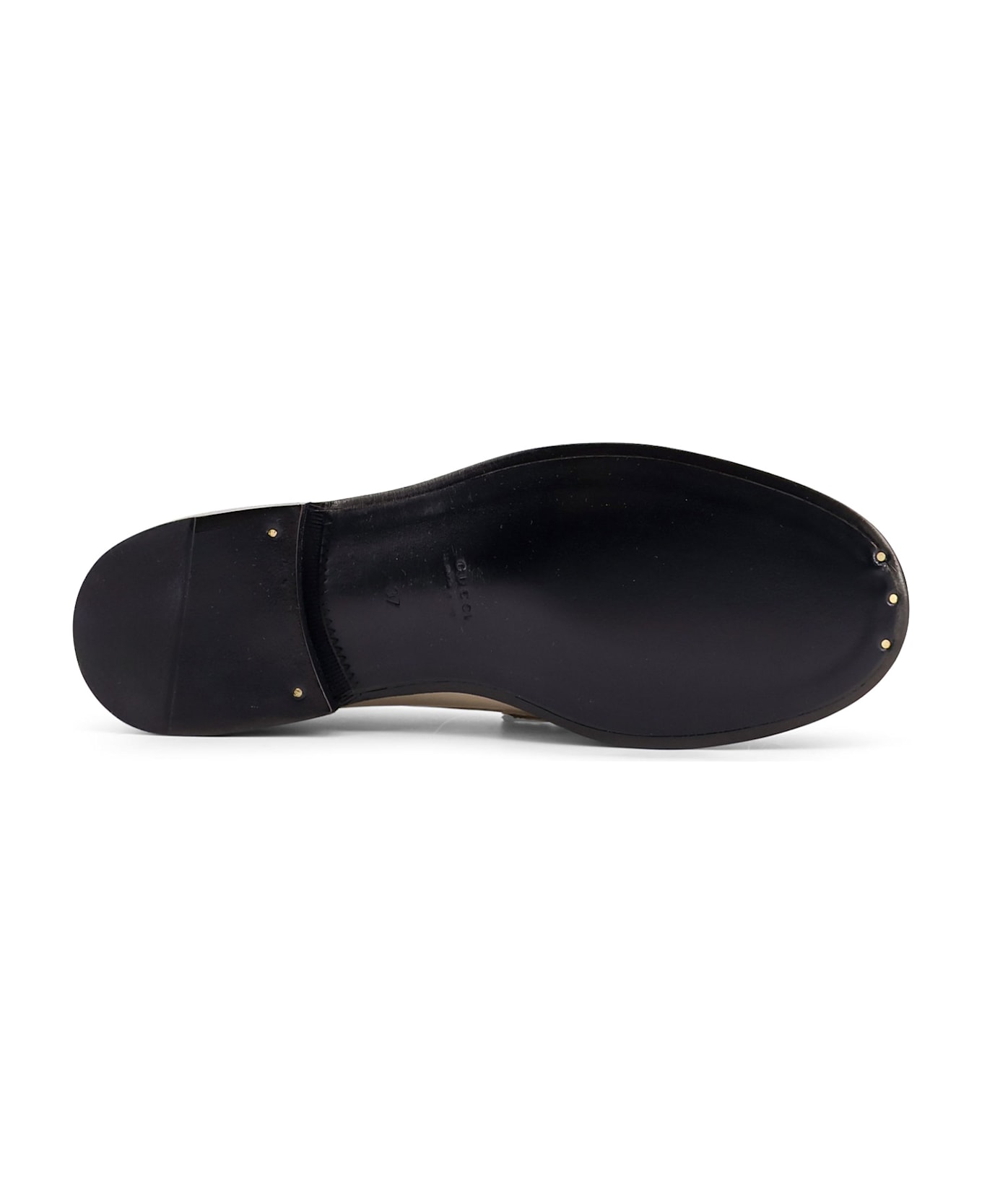 Gucci Leather Loafers - White