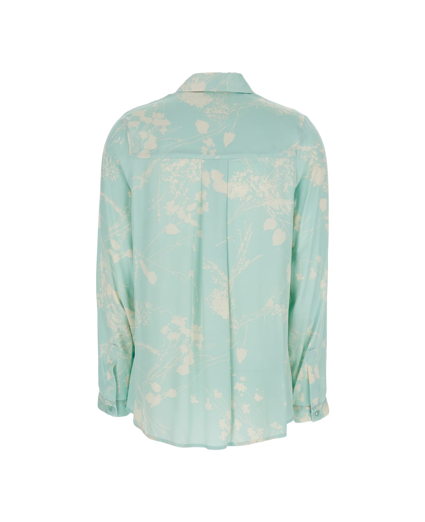 SEMICOUTURE Printed Shirt - Light blue
