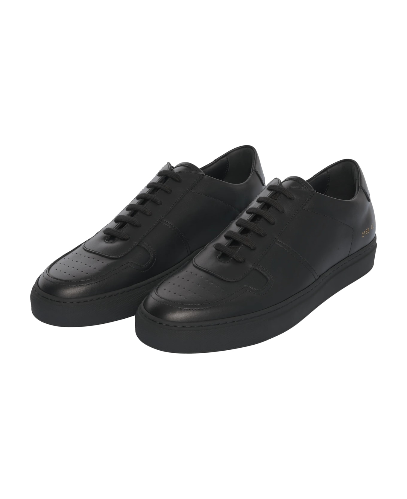 Common Projects Bball Low In Leather - Black