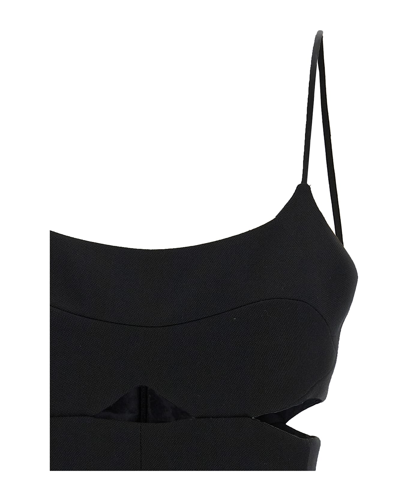 Victoria Beckham 
cut-out Cami
 Top - Black  