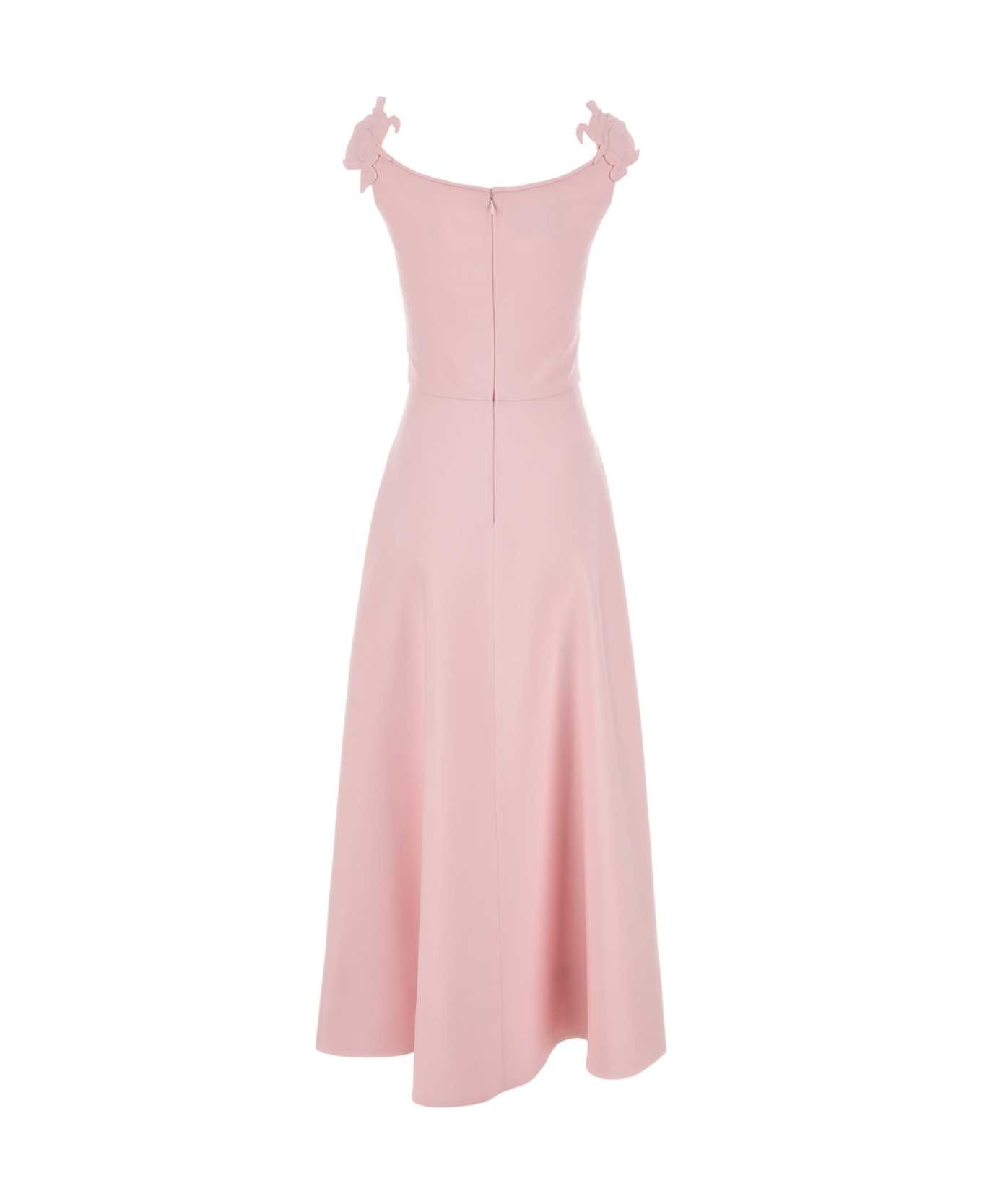 Valentino Garavani Pink Wool Blend Dress - TAFFY