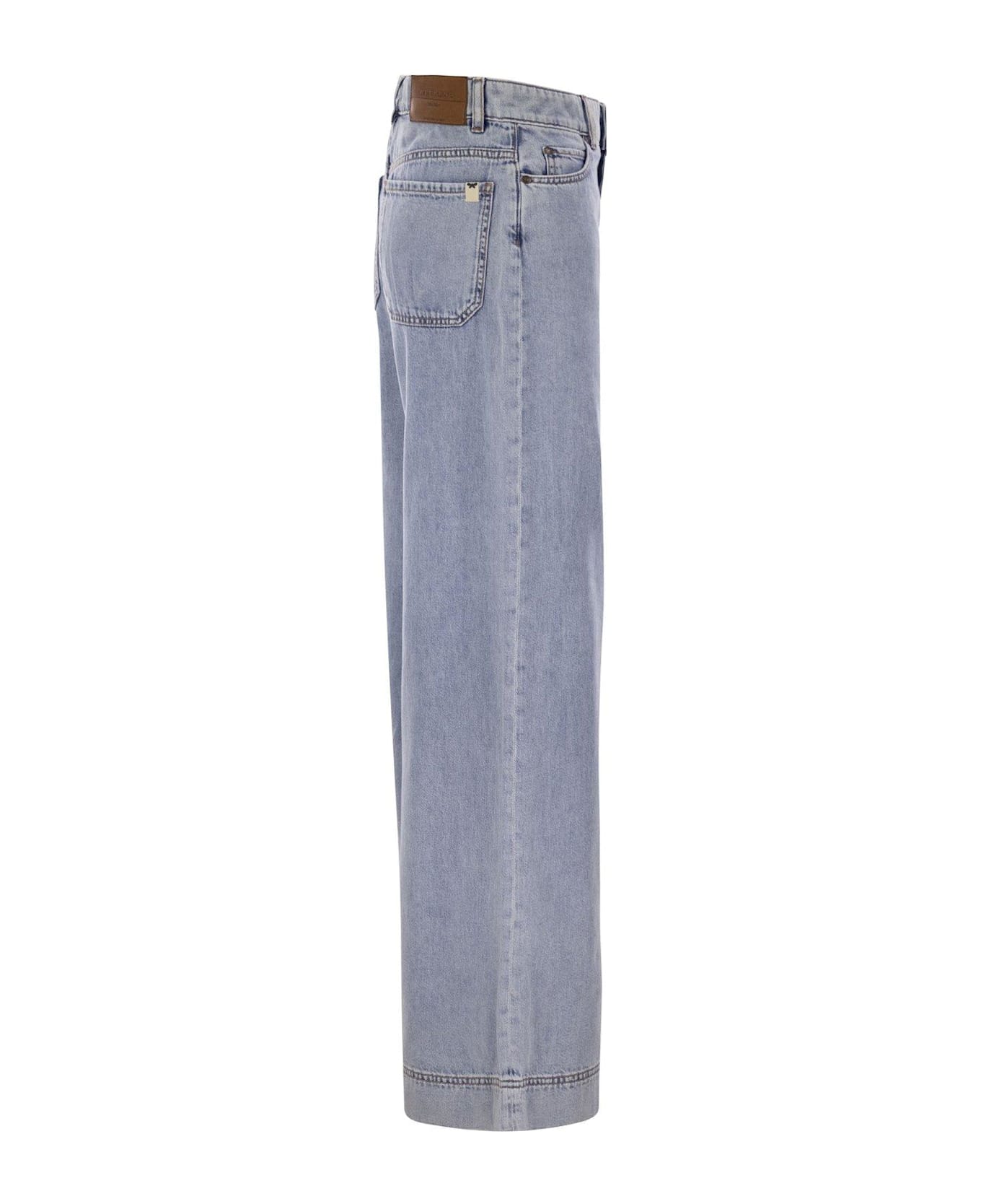 Weekend Max Mara Vega Wide Leg Jeans - Azzurro