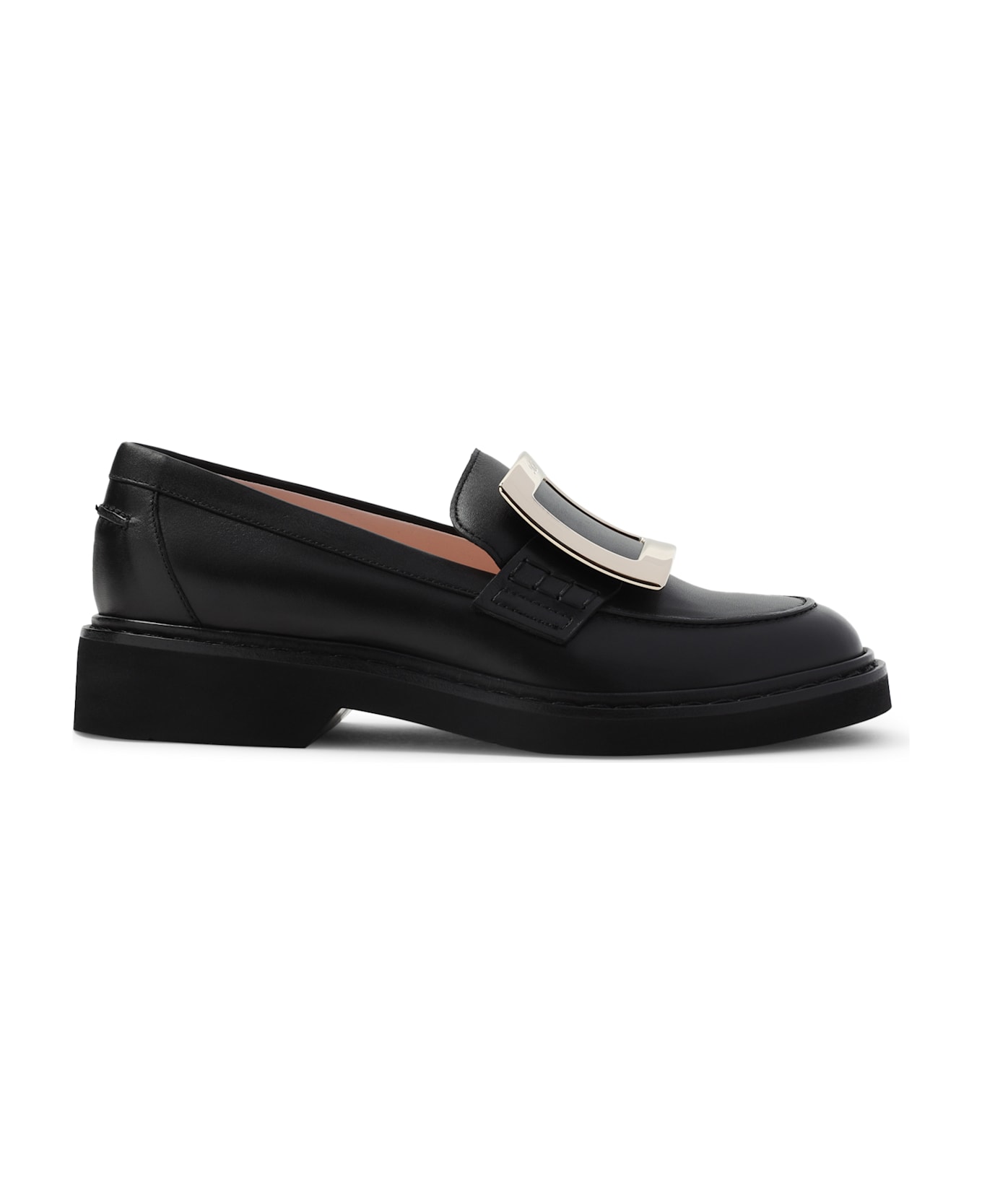 Roger Vivier Viv Rangers Met Buc 25 Loafers - Nero
