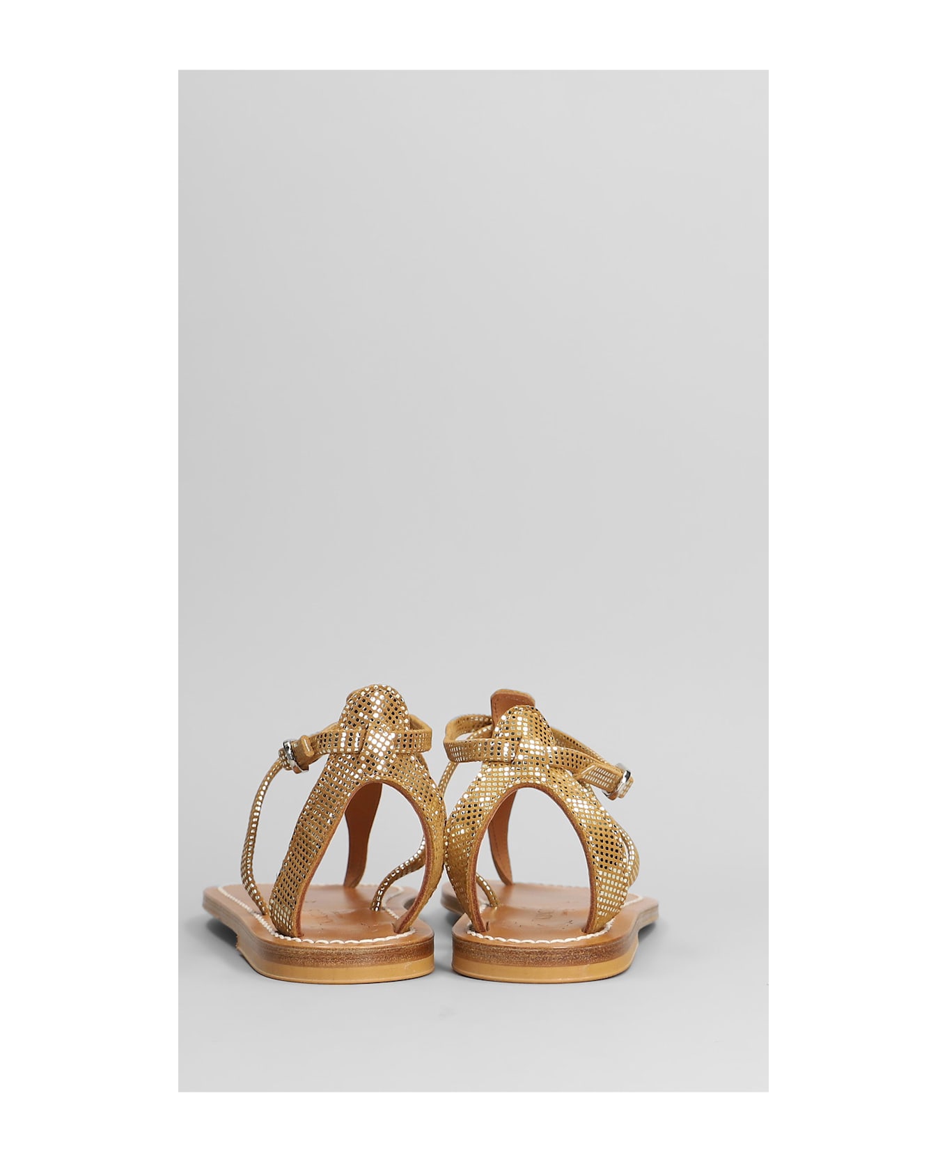 K.Jacques Buffon F Flats In Leather Color Leather - leather color