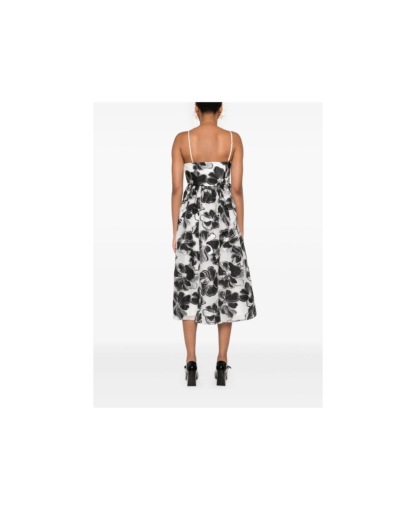 Stine Goya Dress - WHITE/BLACK