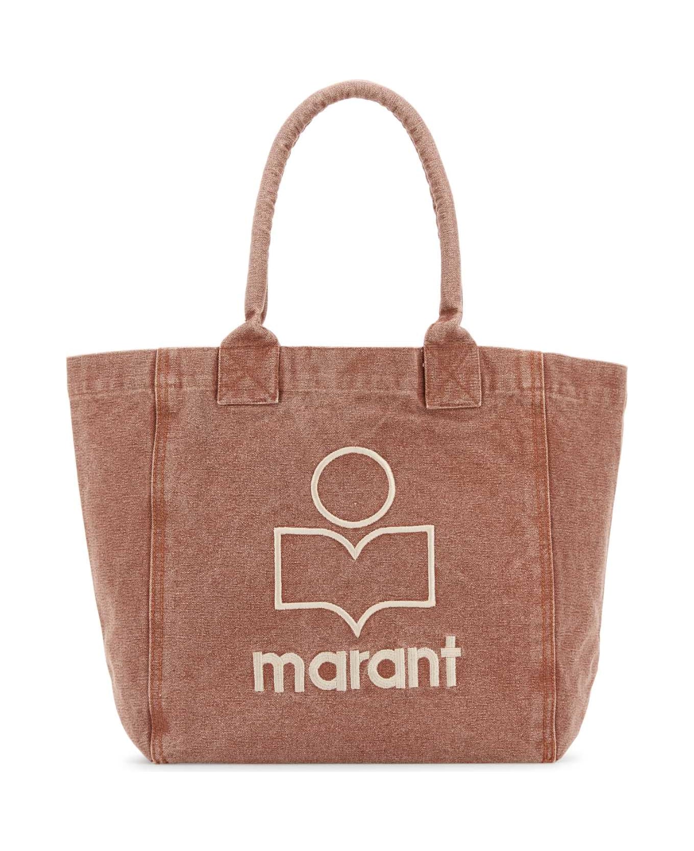 Isabel Marant Pink Cotton Small Yenky Shopping Bag - LIGHT RUST