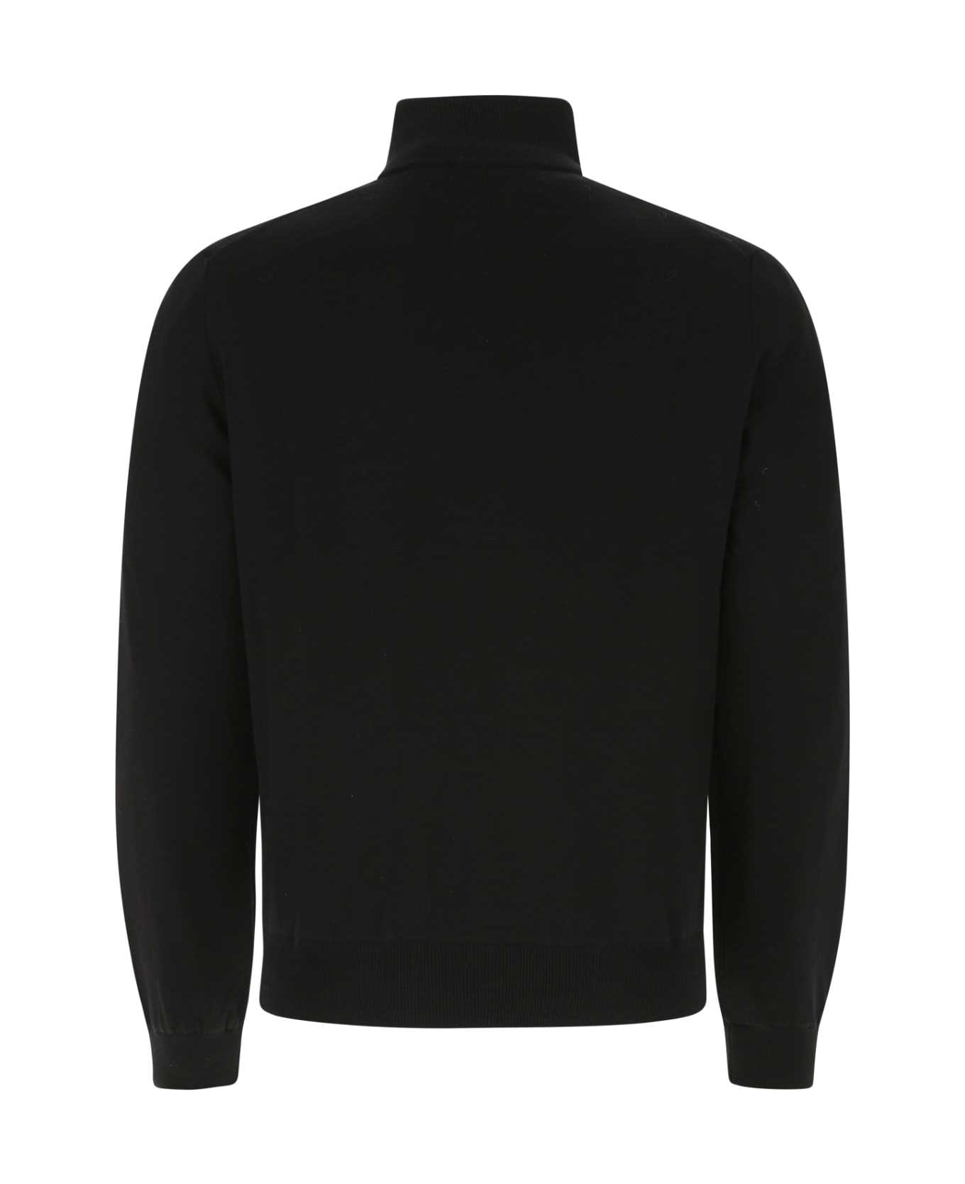 Prada Black Wool Reversible Cardigan - F0002