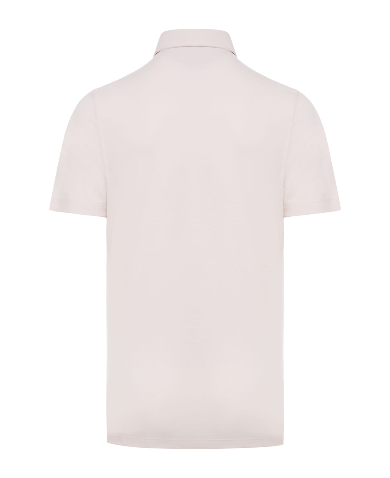 Brunello Cucinelli Cotton Piquet Polo Shirt - Fenicottero