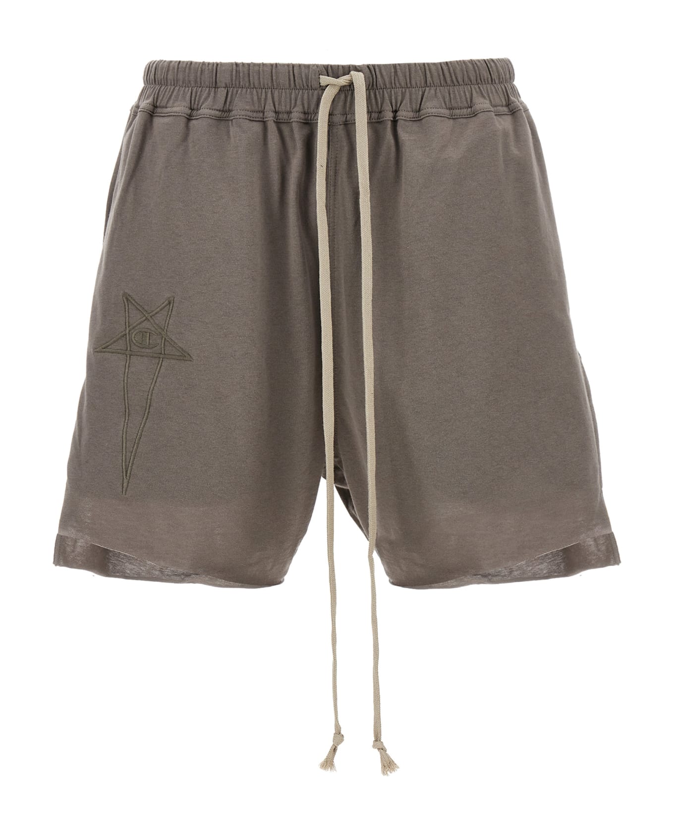 Rick Owens X Champion 'dolphin Boxers' Bermuda Shorts - Gray