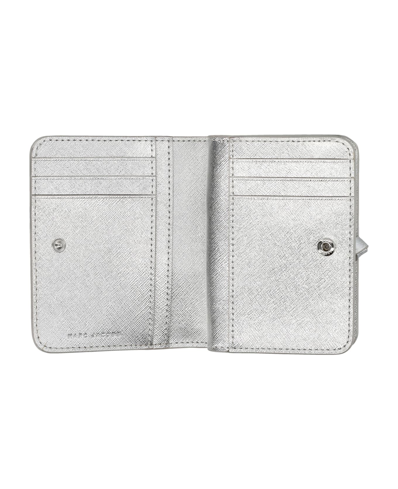 Marc Jacobs The Mini Compact Wallet - SILVER