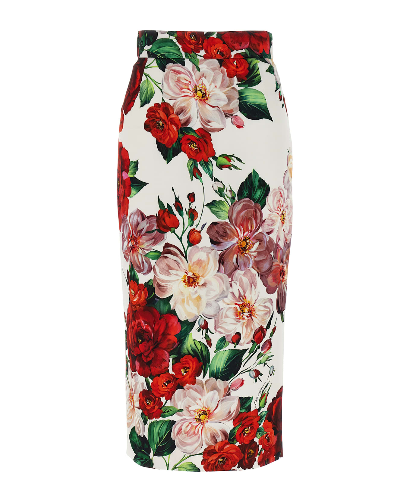 Floral Longuette Skirt - Thumbnail 2