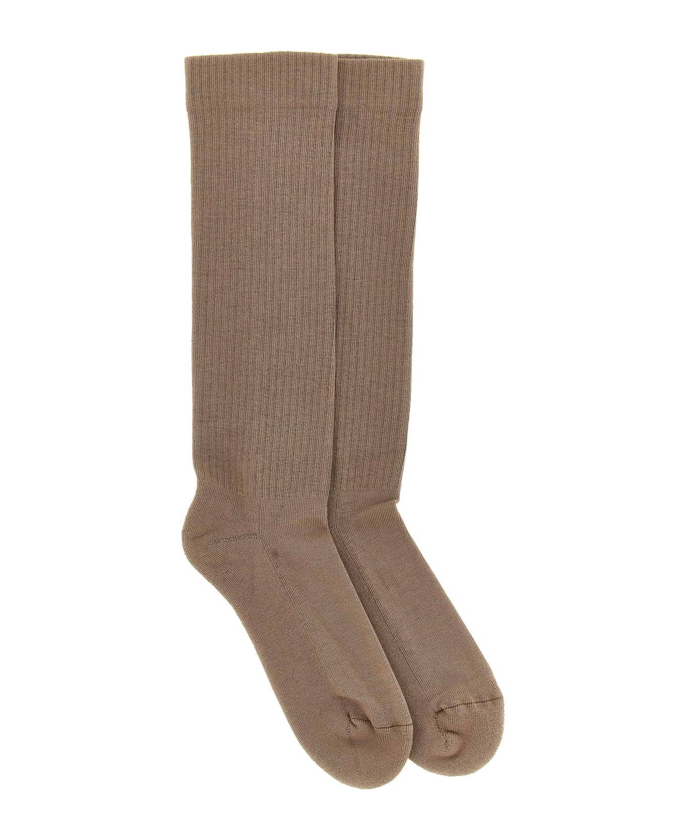 DRKSHDW Jacquard Logo Socks - Beige