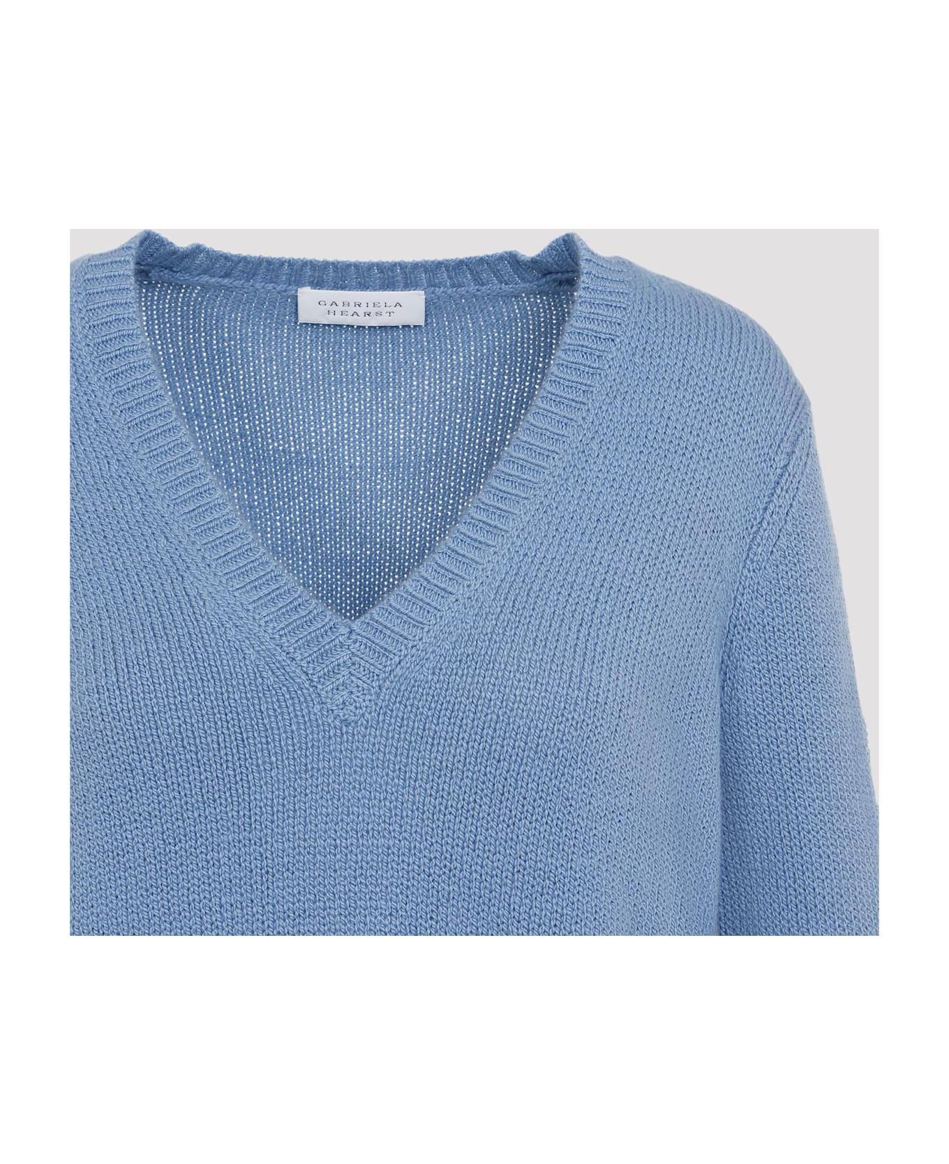 Gabriela Hearst Gabriela Hearts Isiah Sweater - Ldb Light Blue Denim