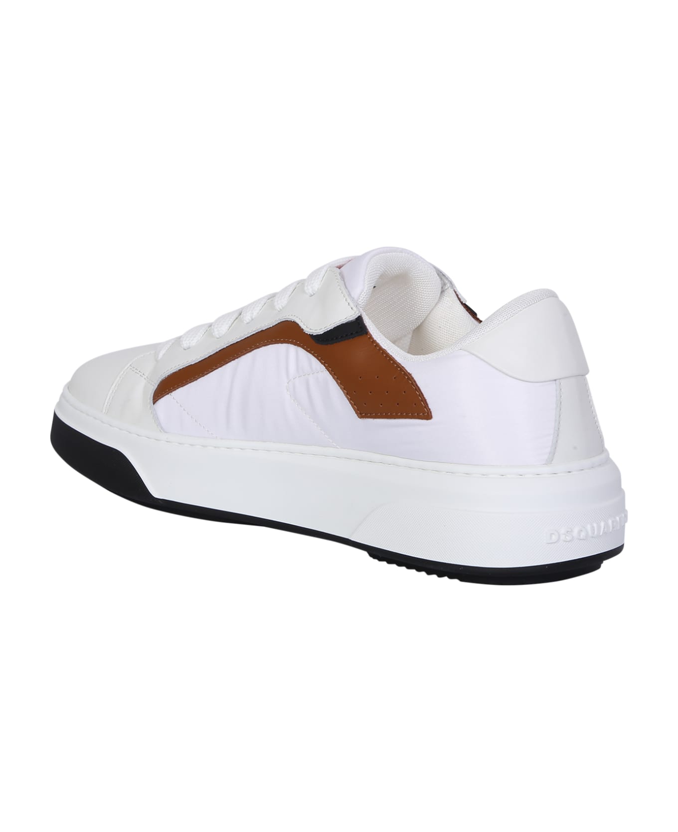 Dsquared2 Nylon White Sneakers - White