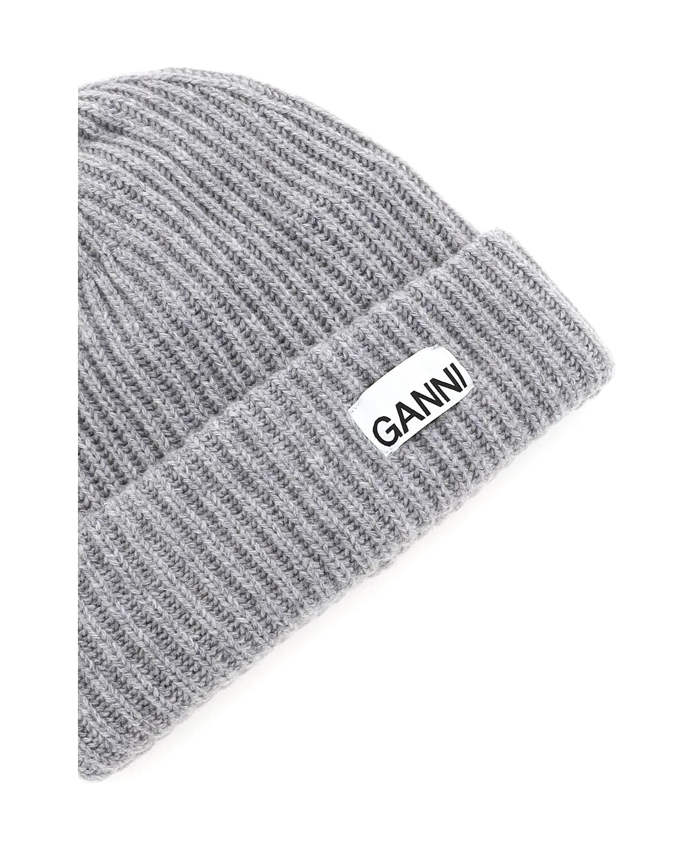 Ganni Beanie Cap - Paloma Melange