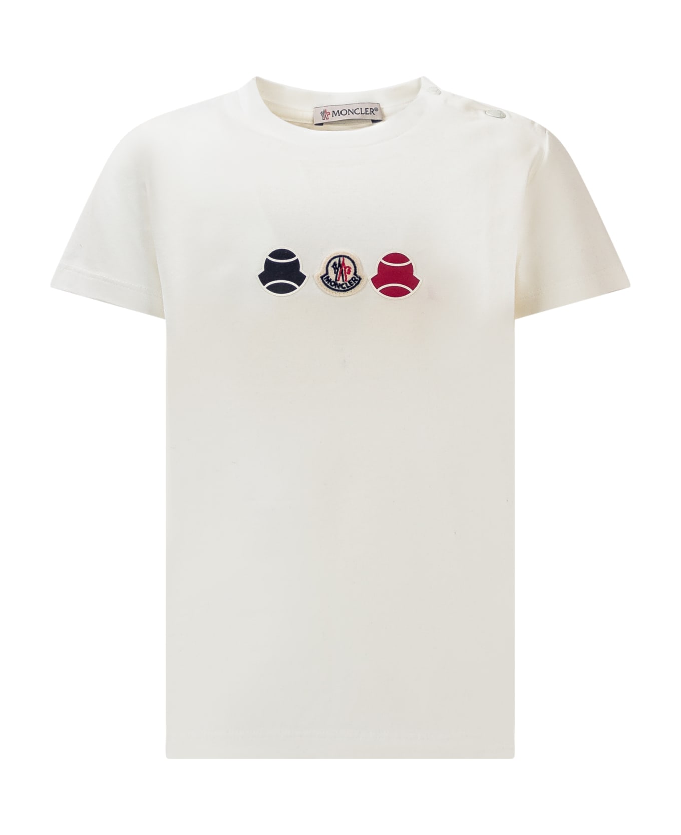 Moncler Logo T-shirt - BIANCO