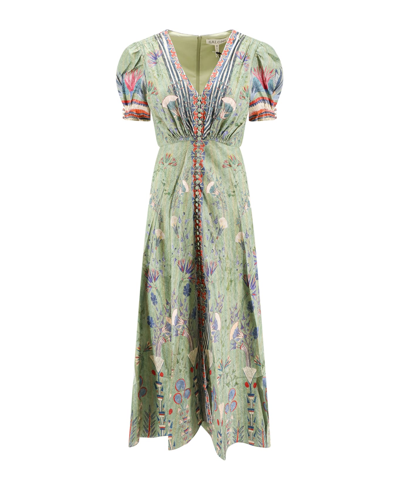 Saloni Lea Dress - Multicolor ワンピース＆ドレス