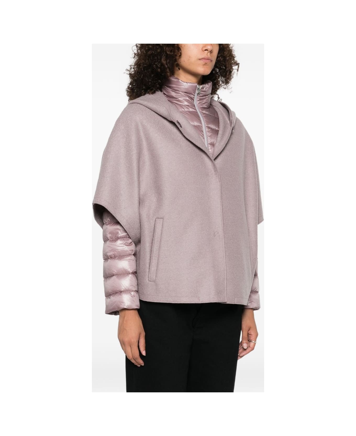 Herno Hooded Puffer Jacket - Pink