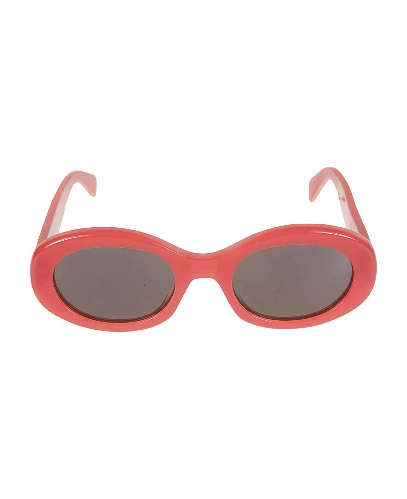 Celine Oval Sunglasses - Red