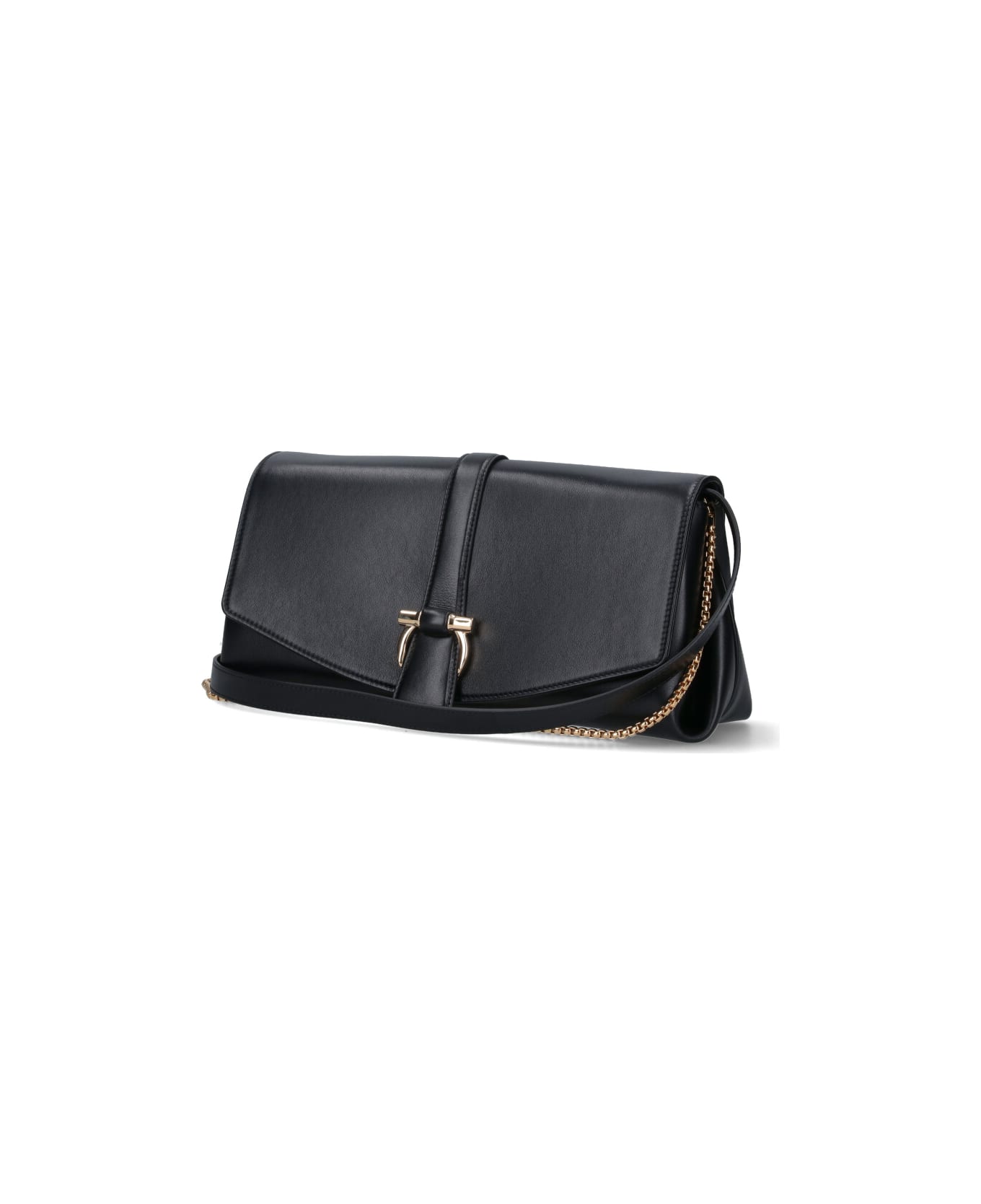 Ferragamo 
gancini
 Medium Crossbody Bag - Black