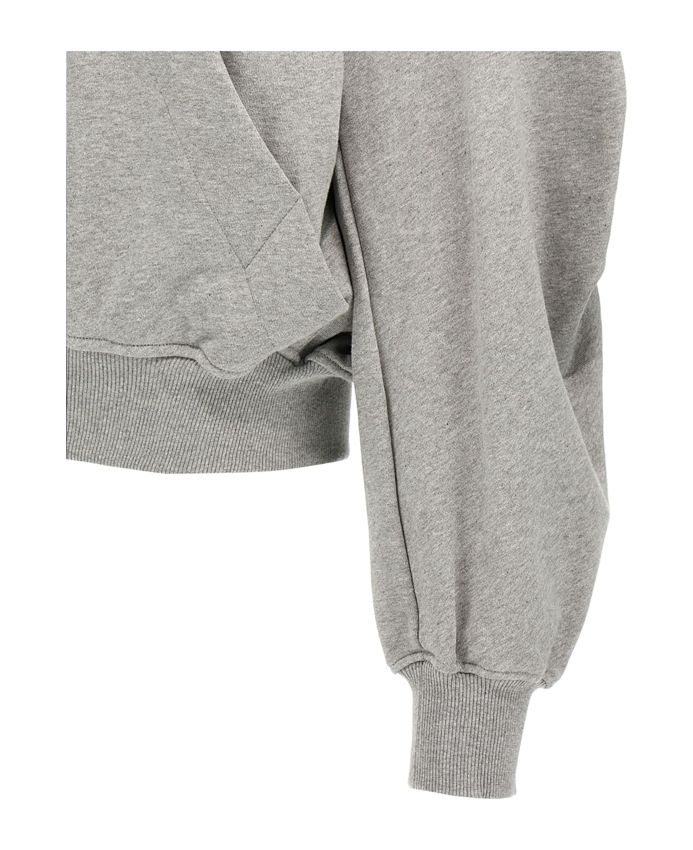 The Attico Logo Hoodie - Gray