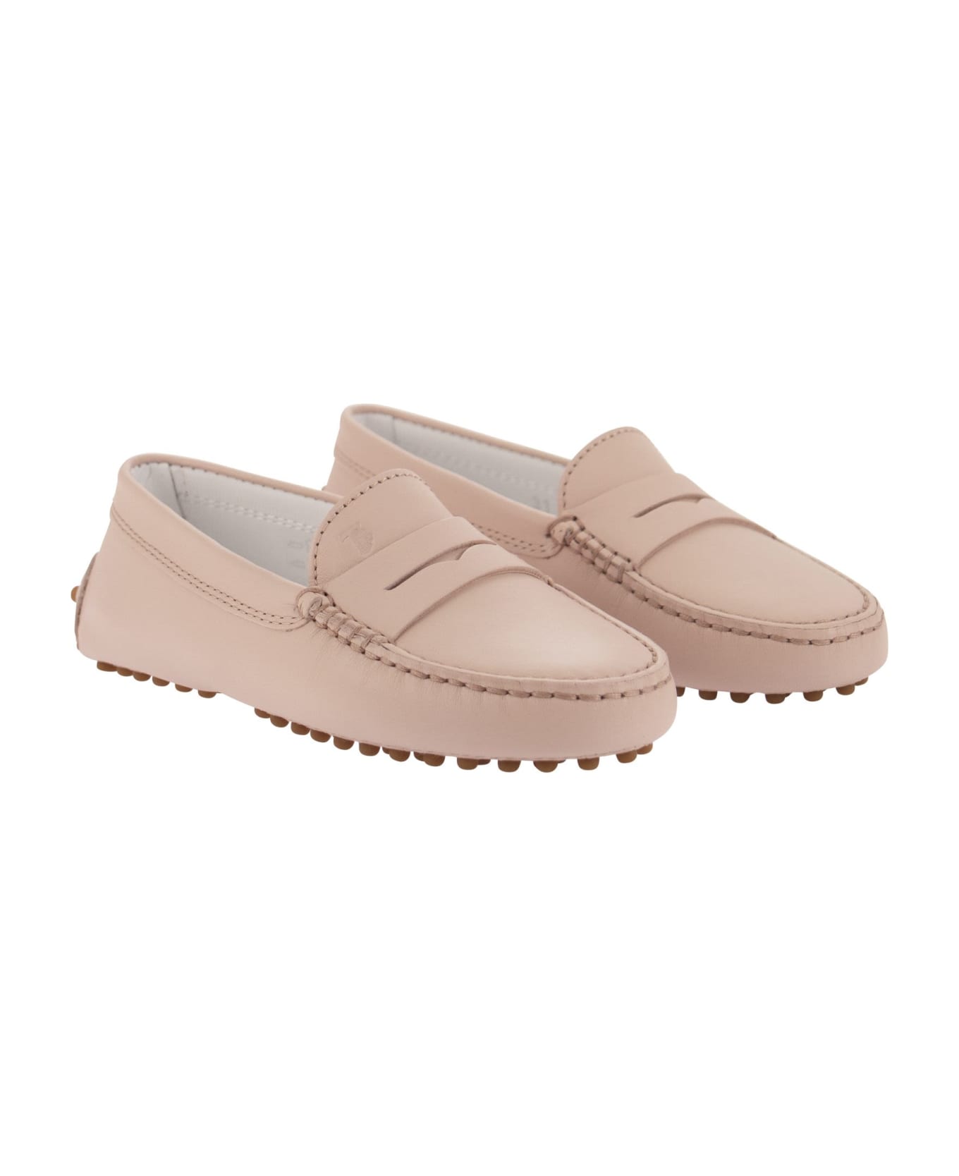 Tod's Gommino Leather Loafer - Pink