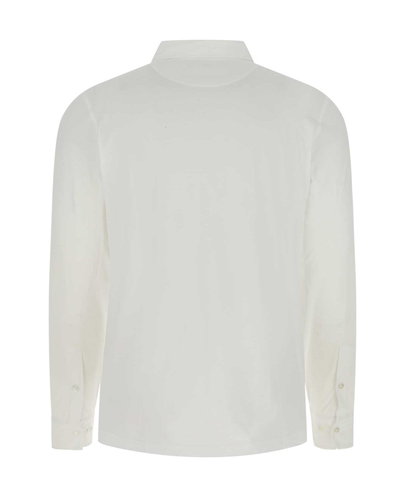 Hartford White Cotton Shirt - 01