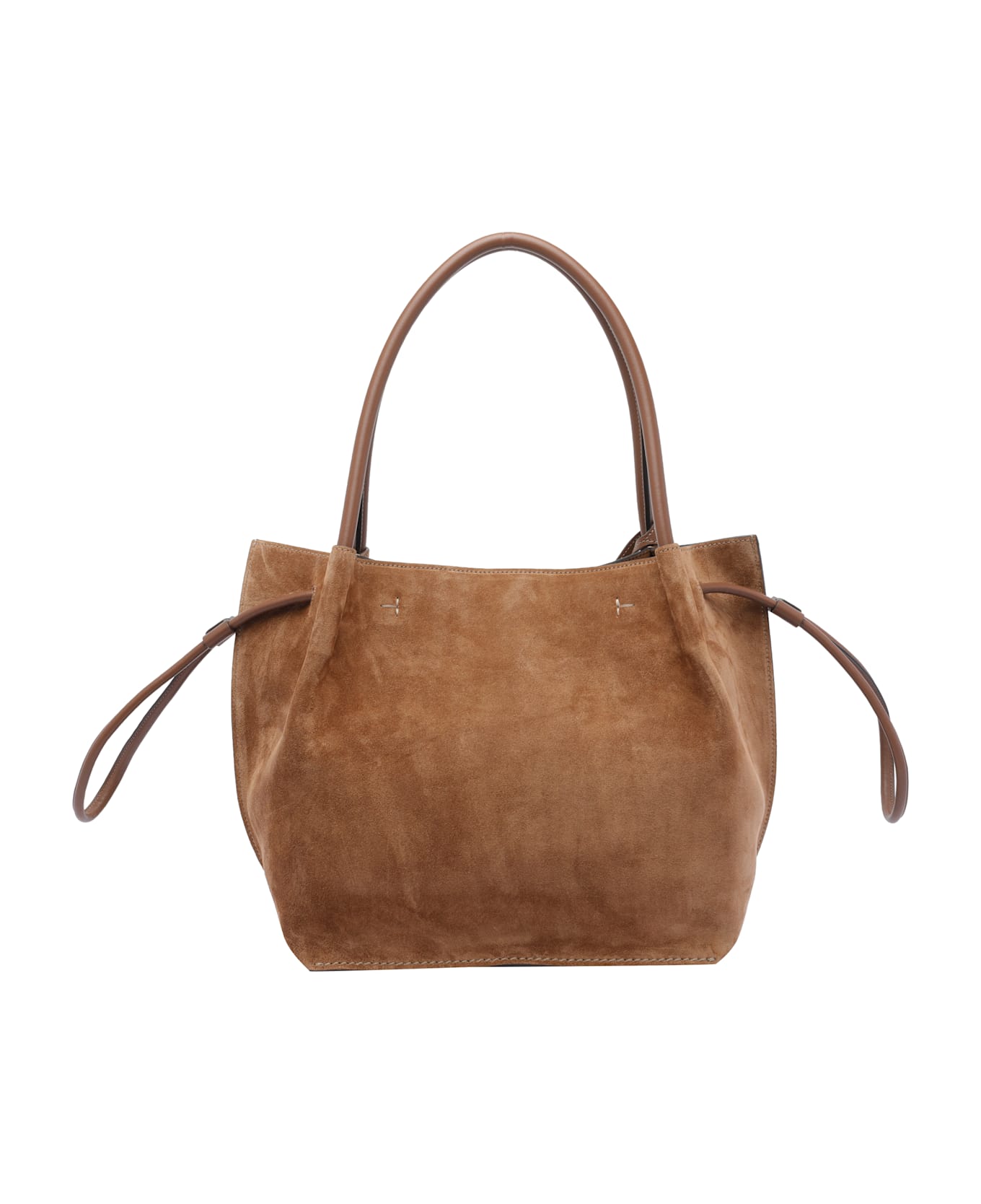 Tod
s Medium Suede Bucket Bag - Brown