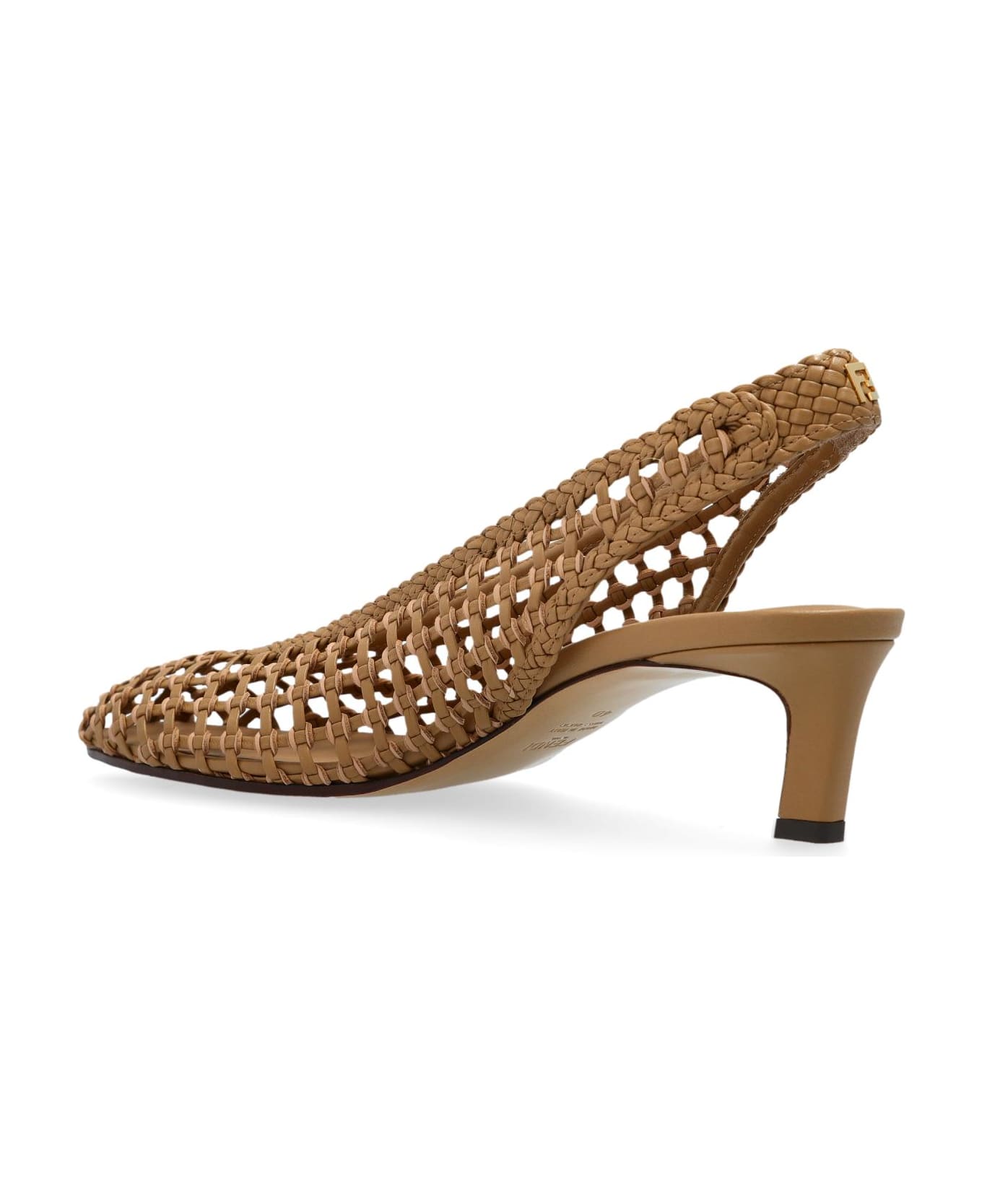 Camel Leather Pumps - Thumbnail 1
