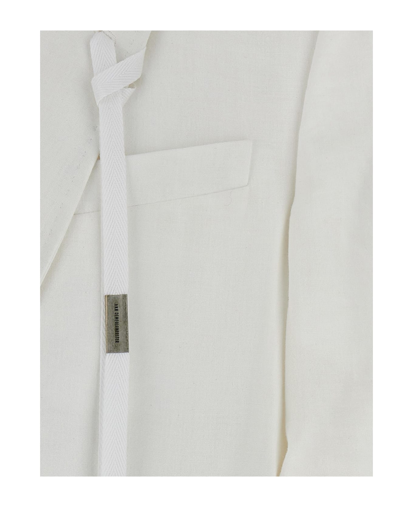 Ann Demeulemeester 'agnes' Blazer Jacket - White