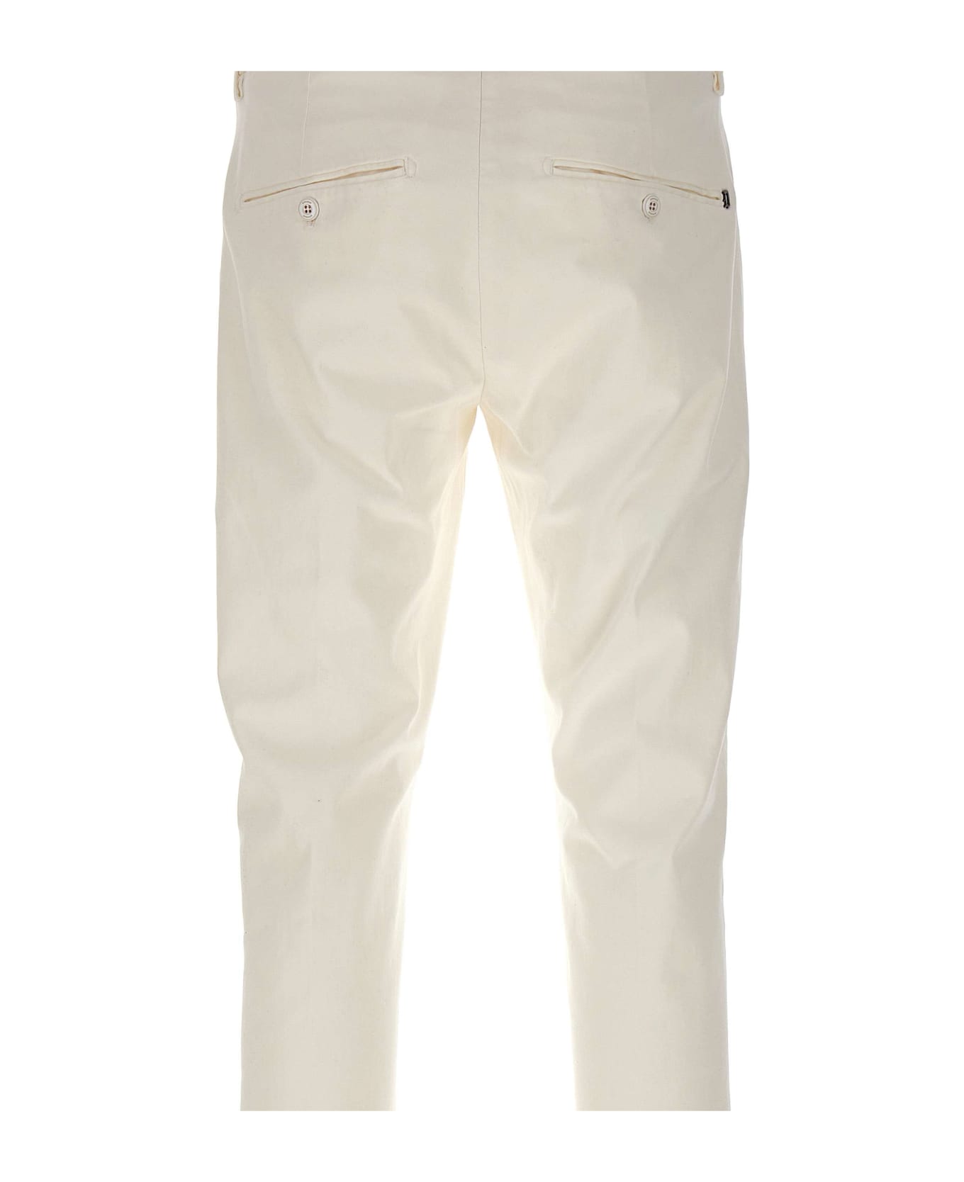 Dondup 'gaubert' Cotton Pants - WHITE