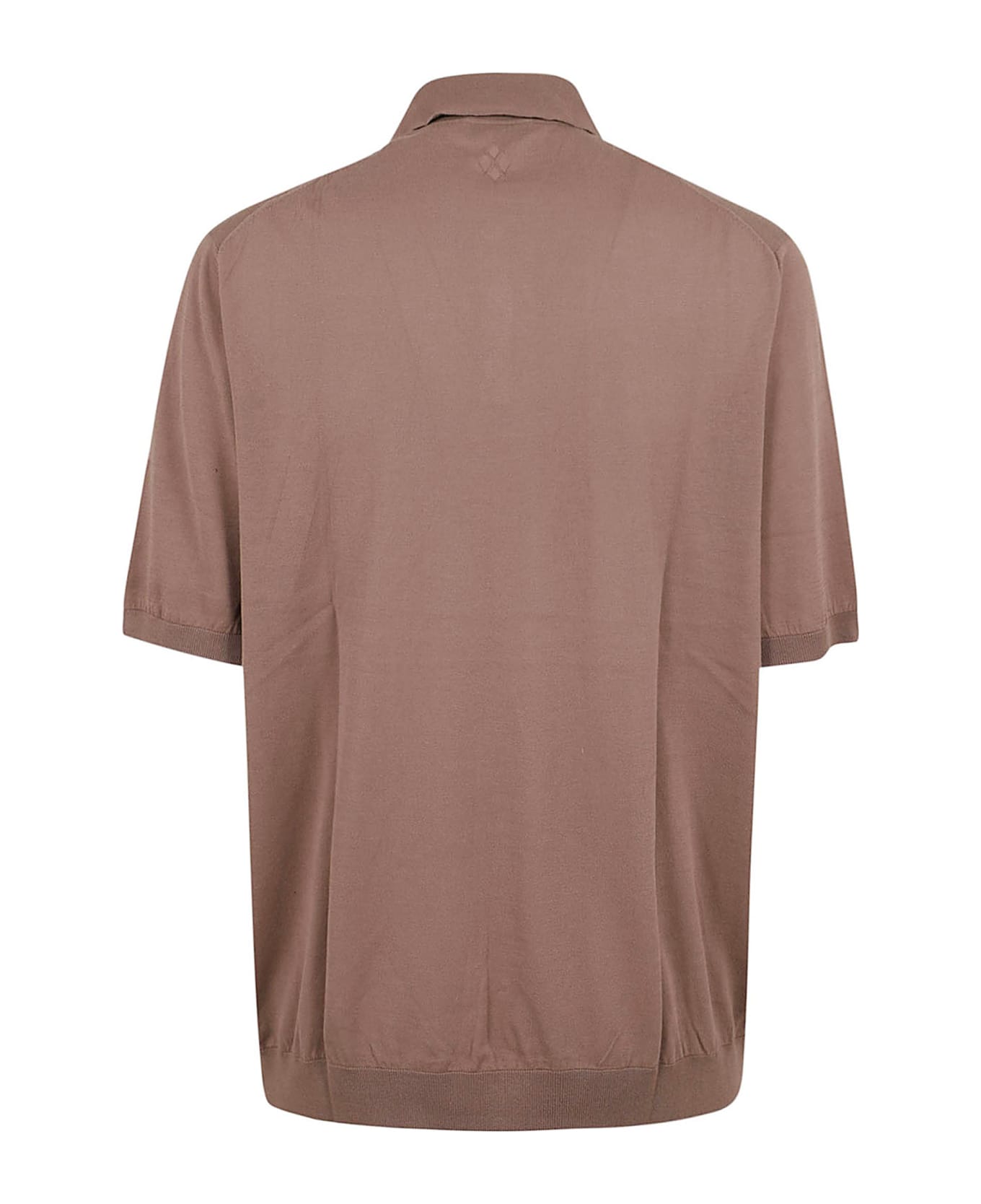 Ballantyne Polo Neck Pullover - London Clay ポロシャツ