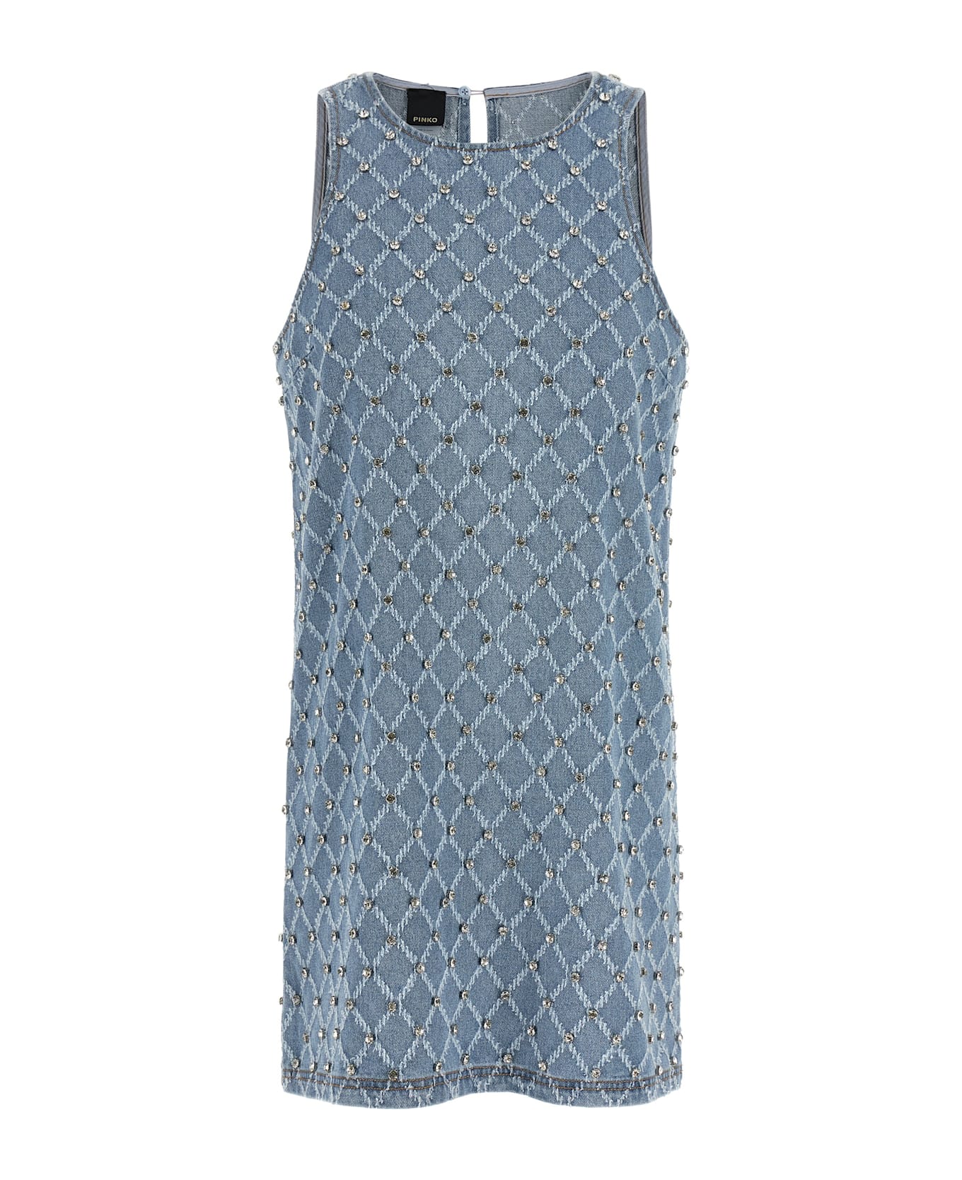 Pinko 'amorino' Dress - Light Blue