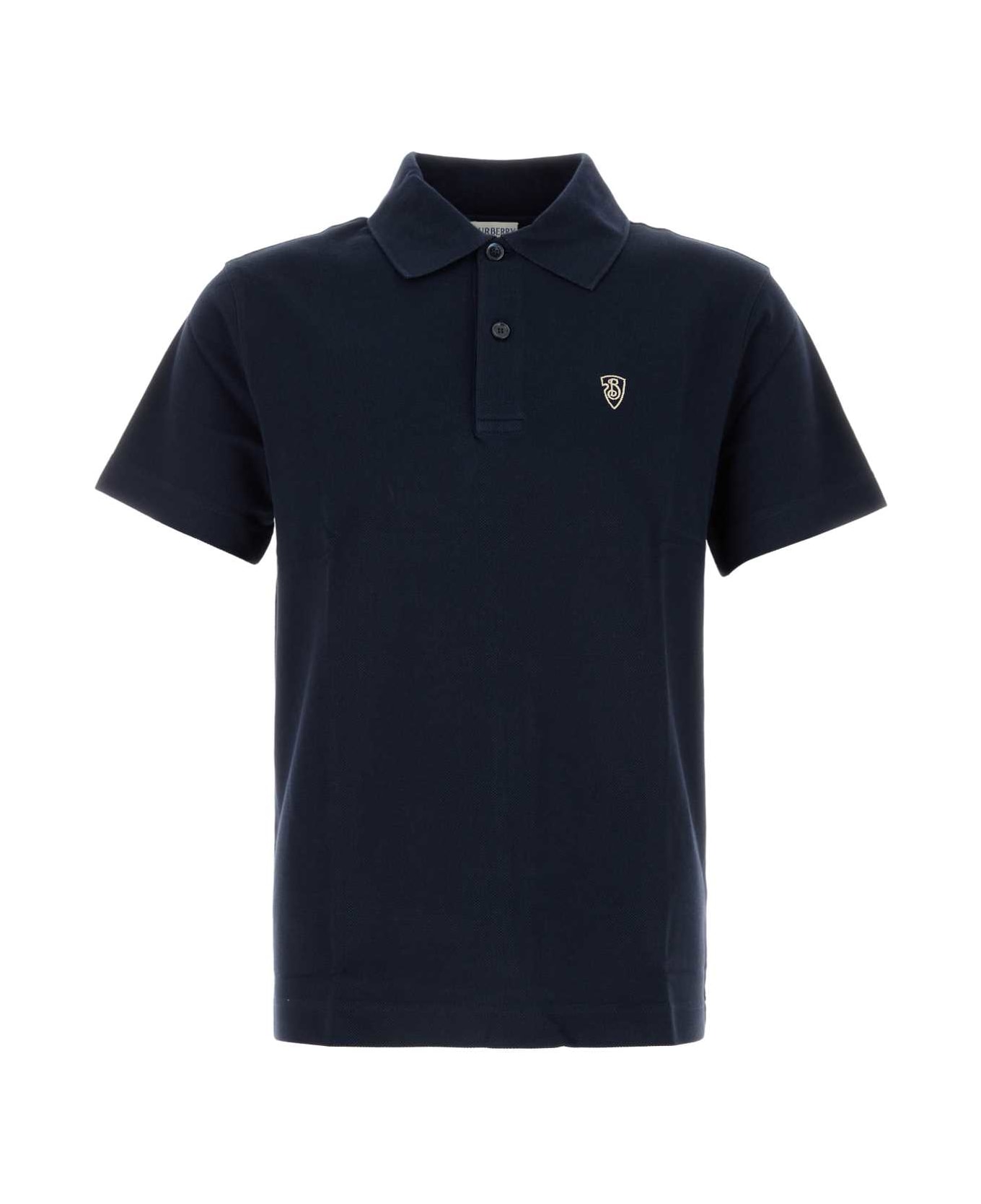 Burberry Midnight Blue Piquet Polo Shirt - STORM