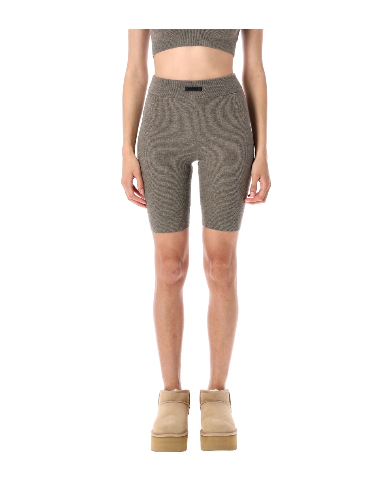 Fear of God Knit Biker Short - HOMESTEAD HEATHER