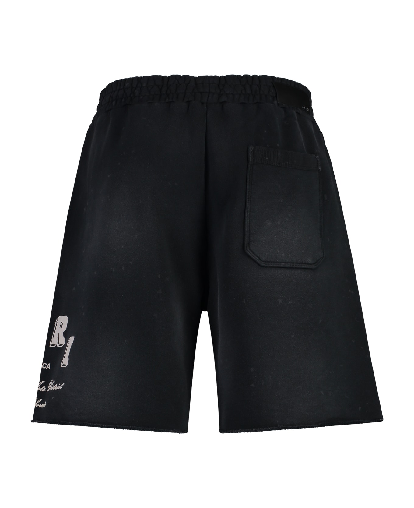 AMIRI Cotton Bermuda Shorts - black
