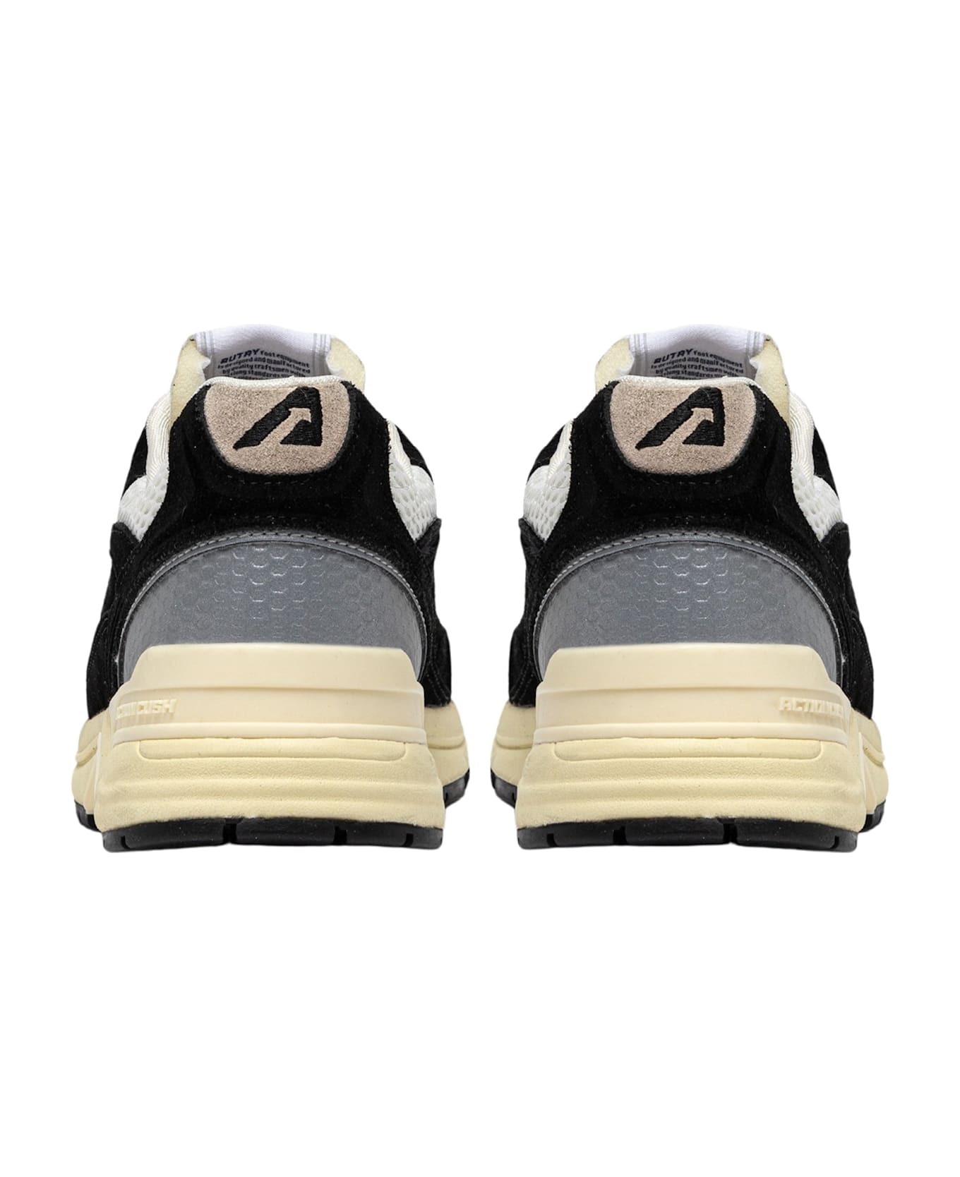 Autry Hyperway Lowsuede Mesh Black Silv - Black Silv