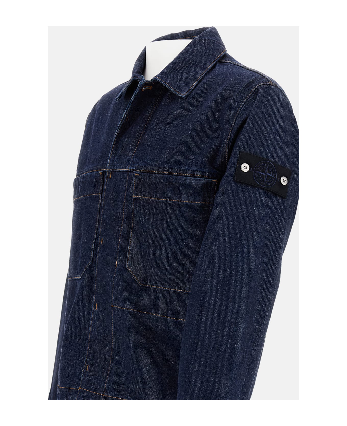Stone Island Lightweight Coat - Blue