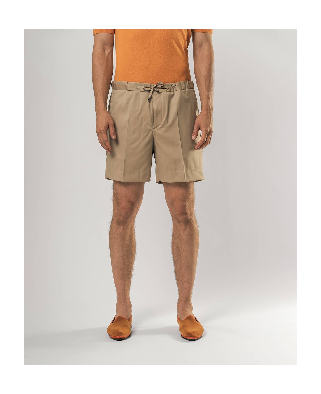 Larusmiani D20 Bermuda Pants - Beige