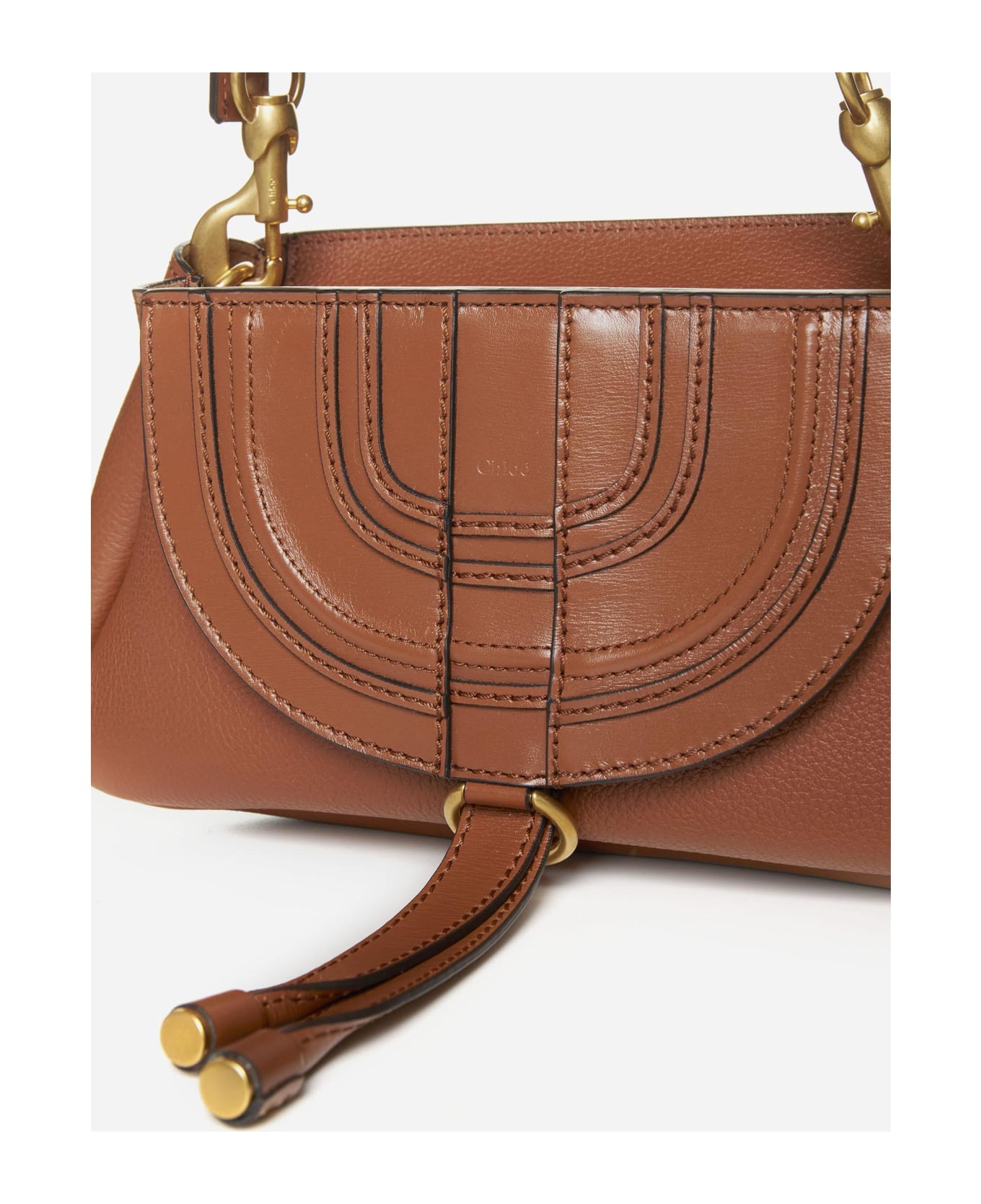 Chloé Marcie Shoulder Bag - Leather Brown