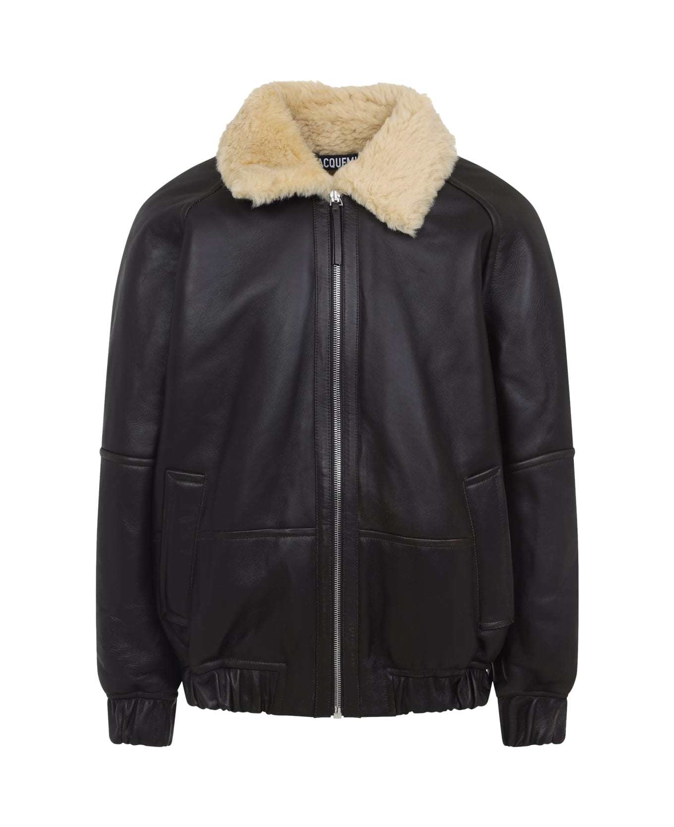 Jacquemus Bombardier Jacket - Dark Brown