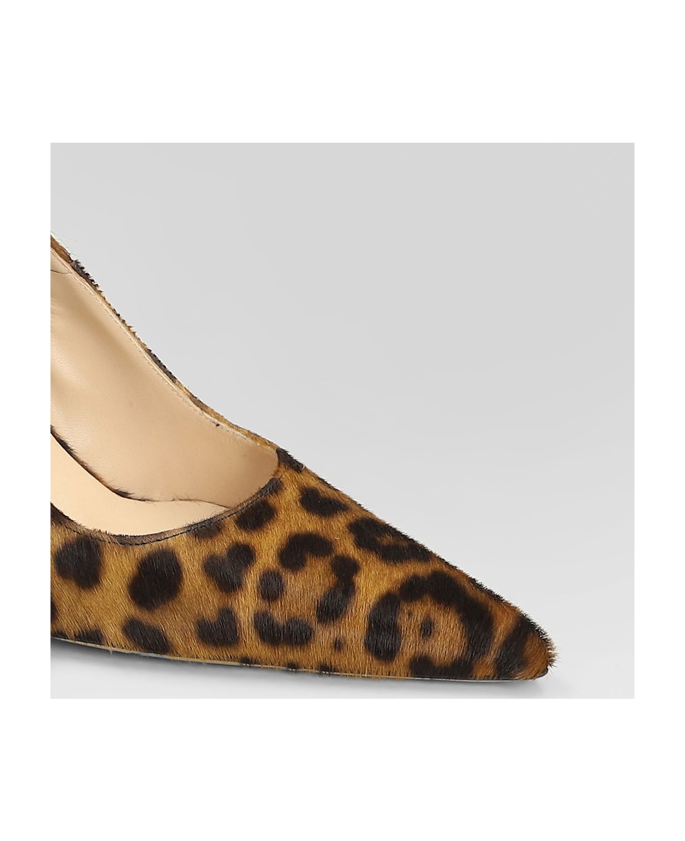 Blumarine Kid Leo Pumps In Animalier Pony Skin - Animalier