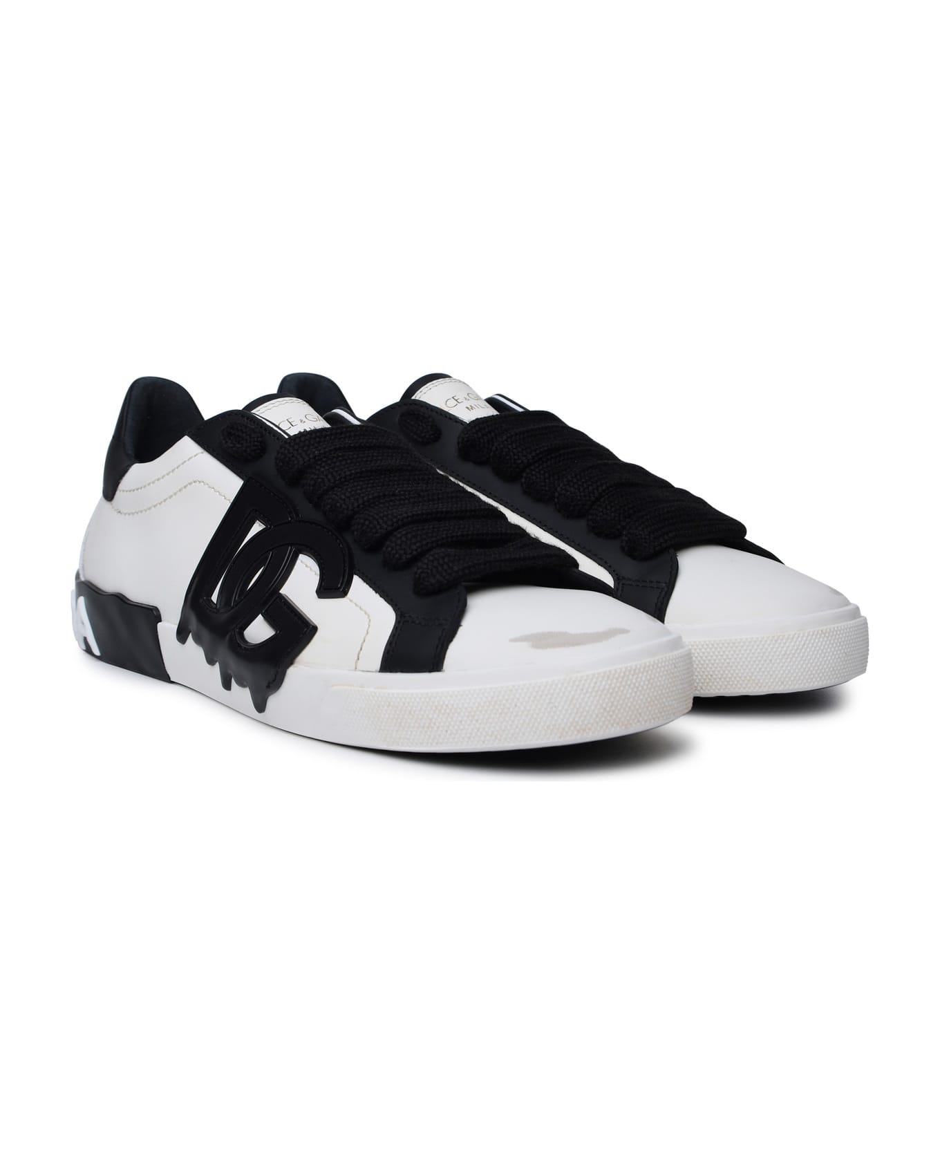 Scarpe Running Eagle 5 Portofino Vintage Leather Sneaker - white/black