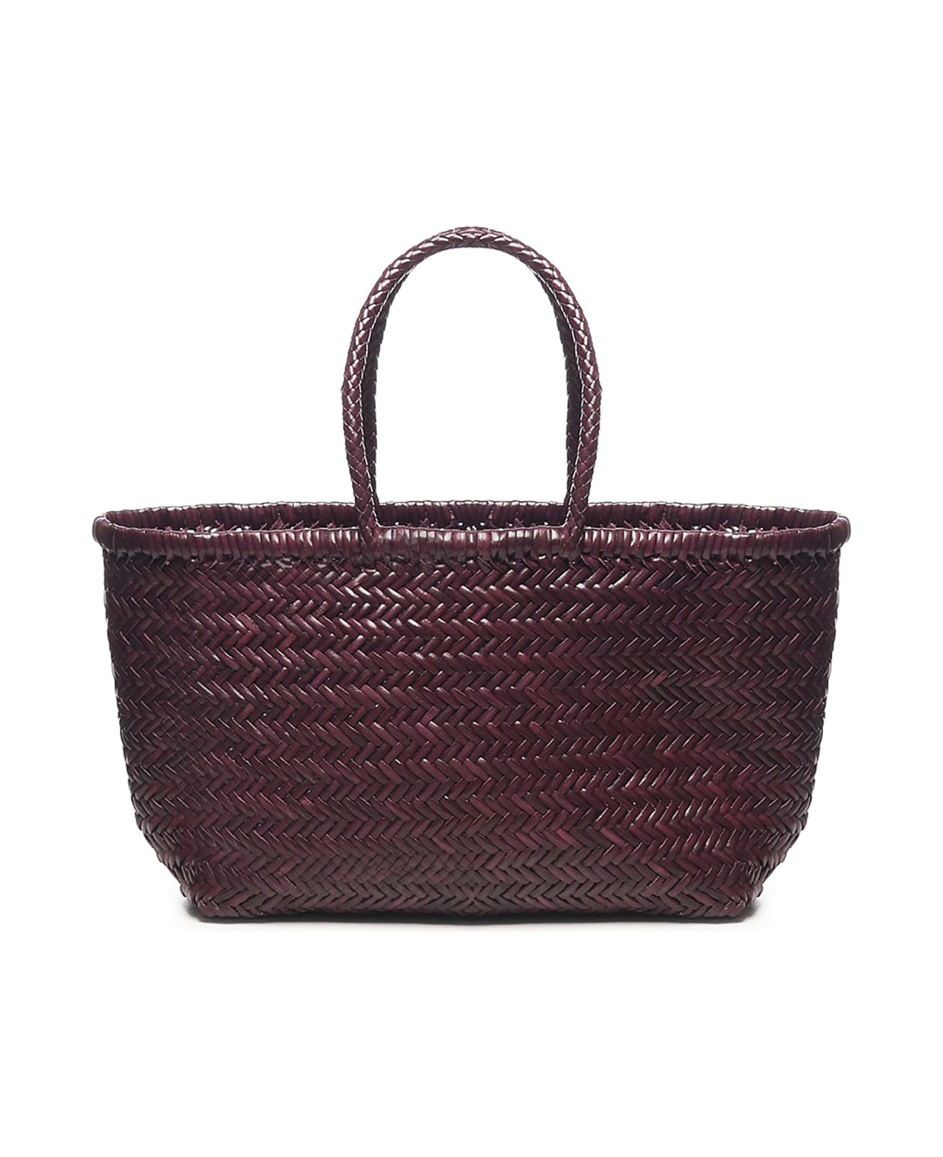 Dragon Diffusion Bamboo Triple Jump Handbag - PLUM