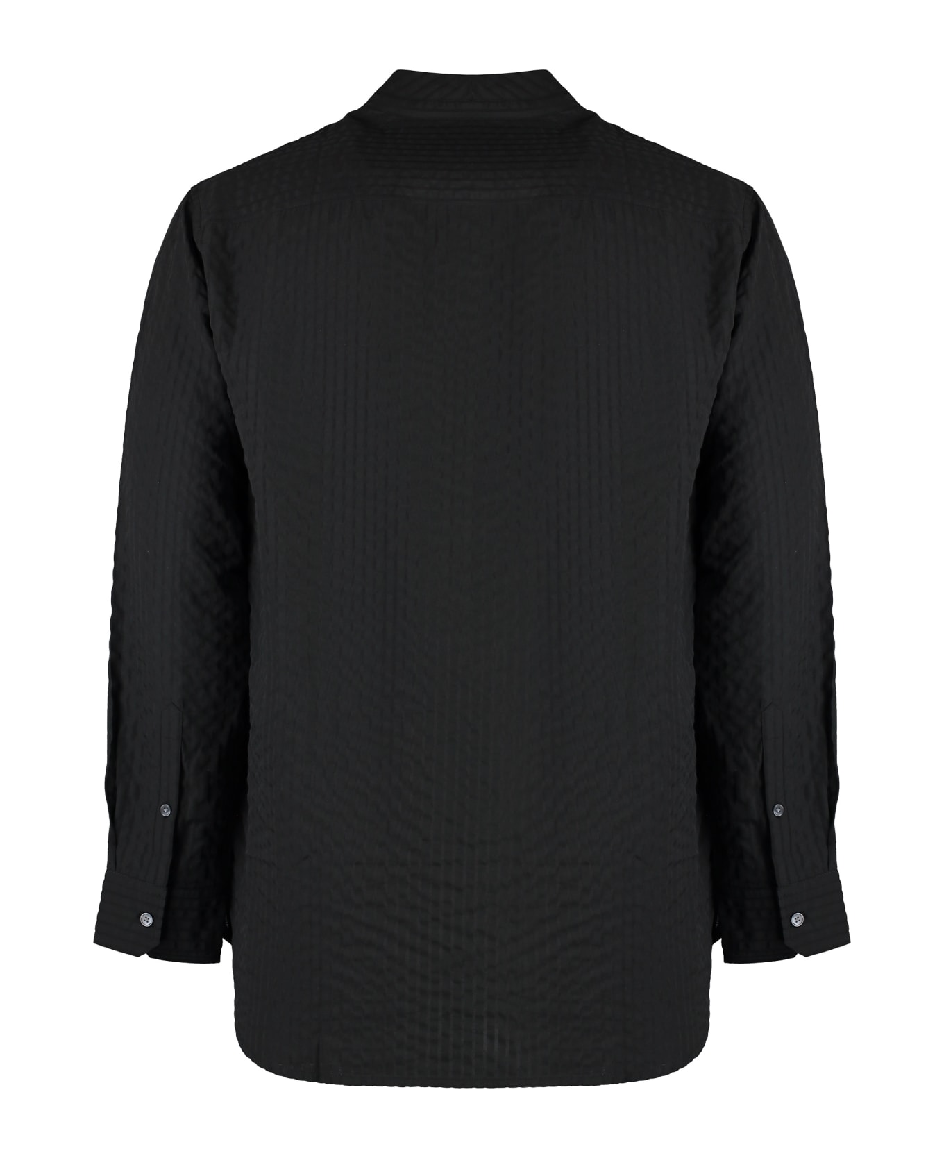 Emporio Armani Technical Fabric Shirt - black